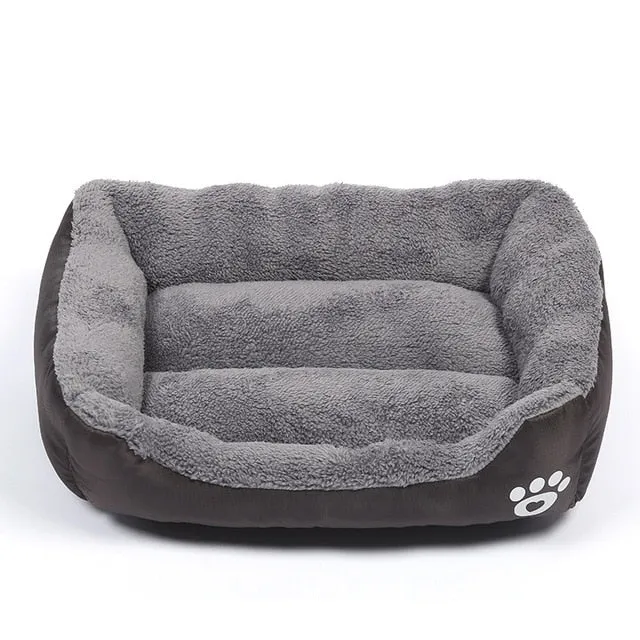 Multi-Color Soft Cotton Pet Cat Dog Bed
