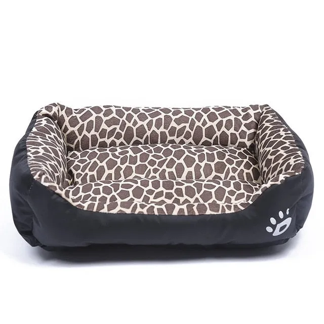 Multi-Color Soft Cotton Pet Cat Dog Bed