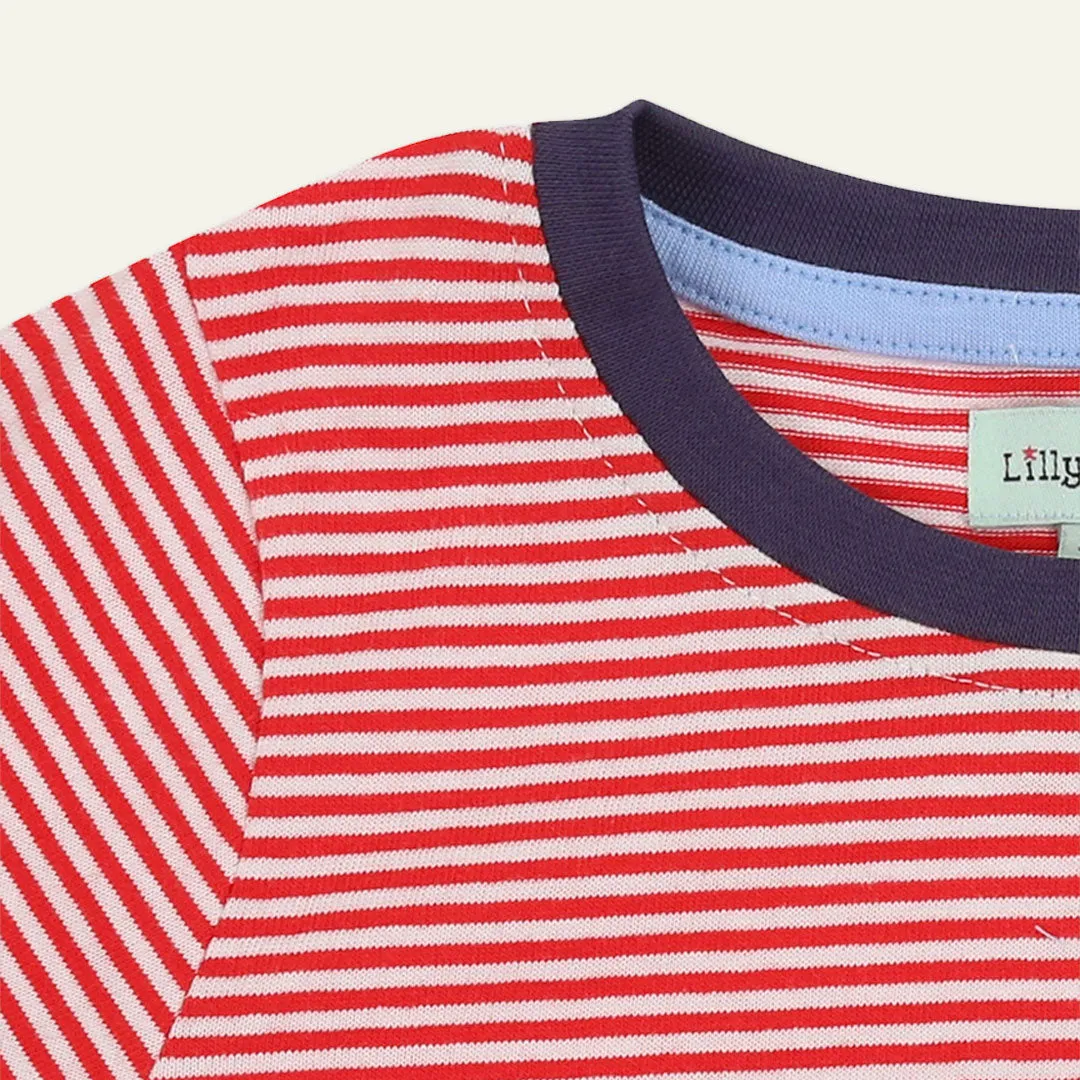 Multicoloured Car, Stripe Print And Plain T-Shirts - 3 Pack