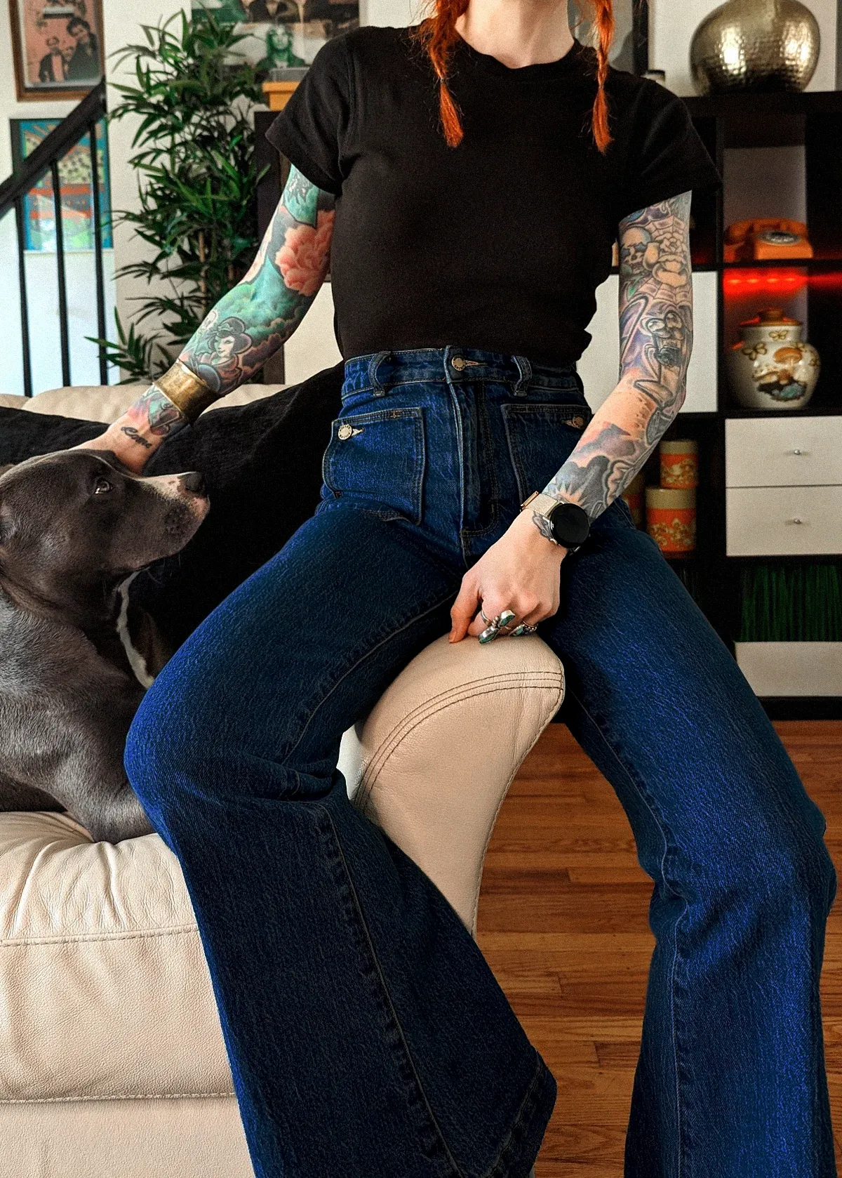 Natalie Blue Denim Eastcoast Flares