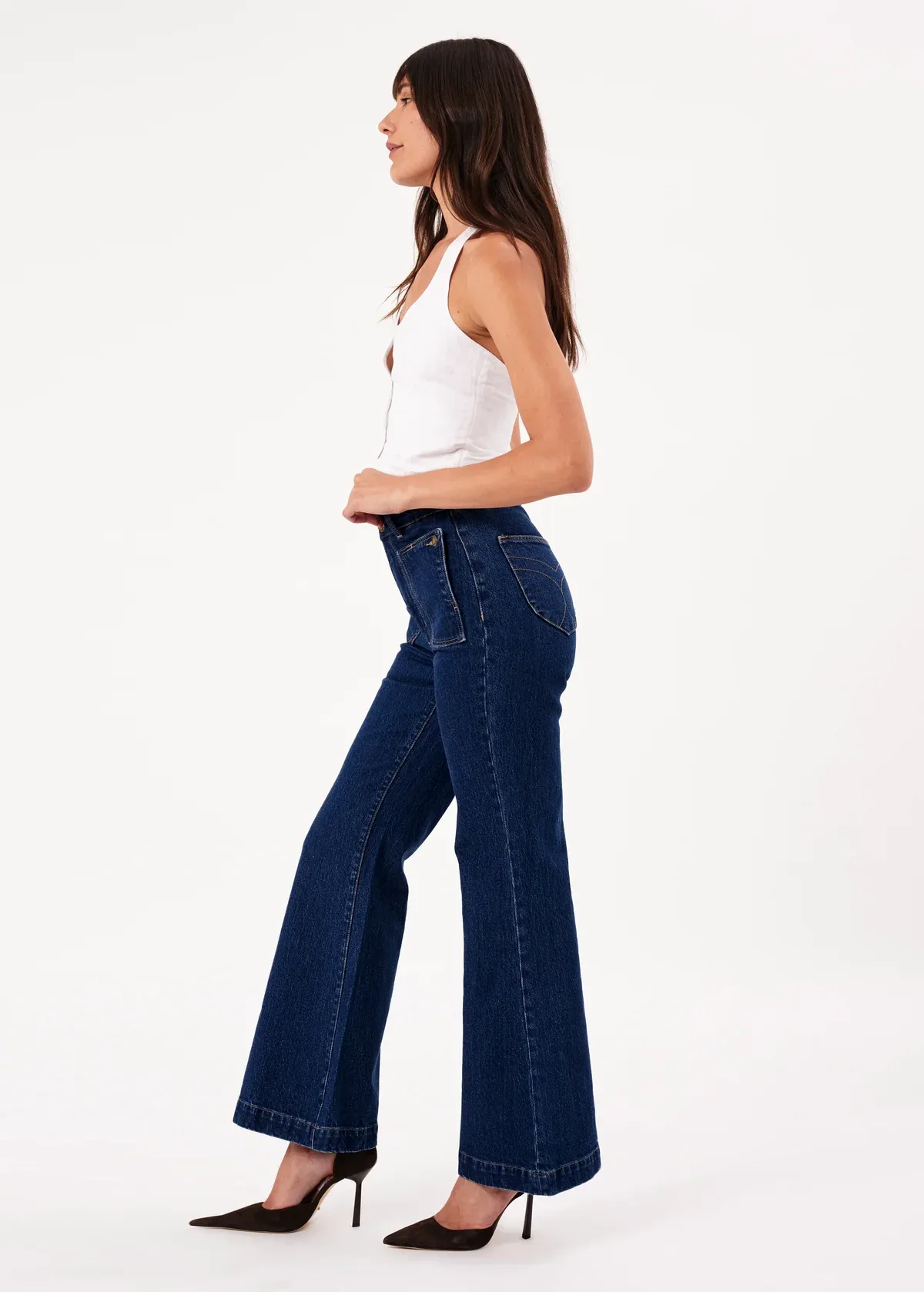 Natalie Blue Denim Eastcoast Flares