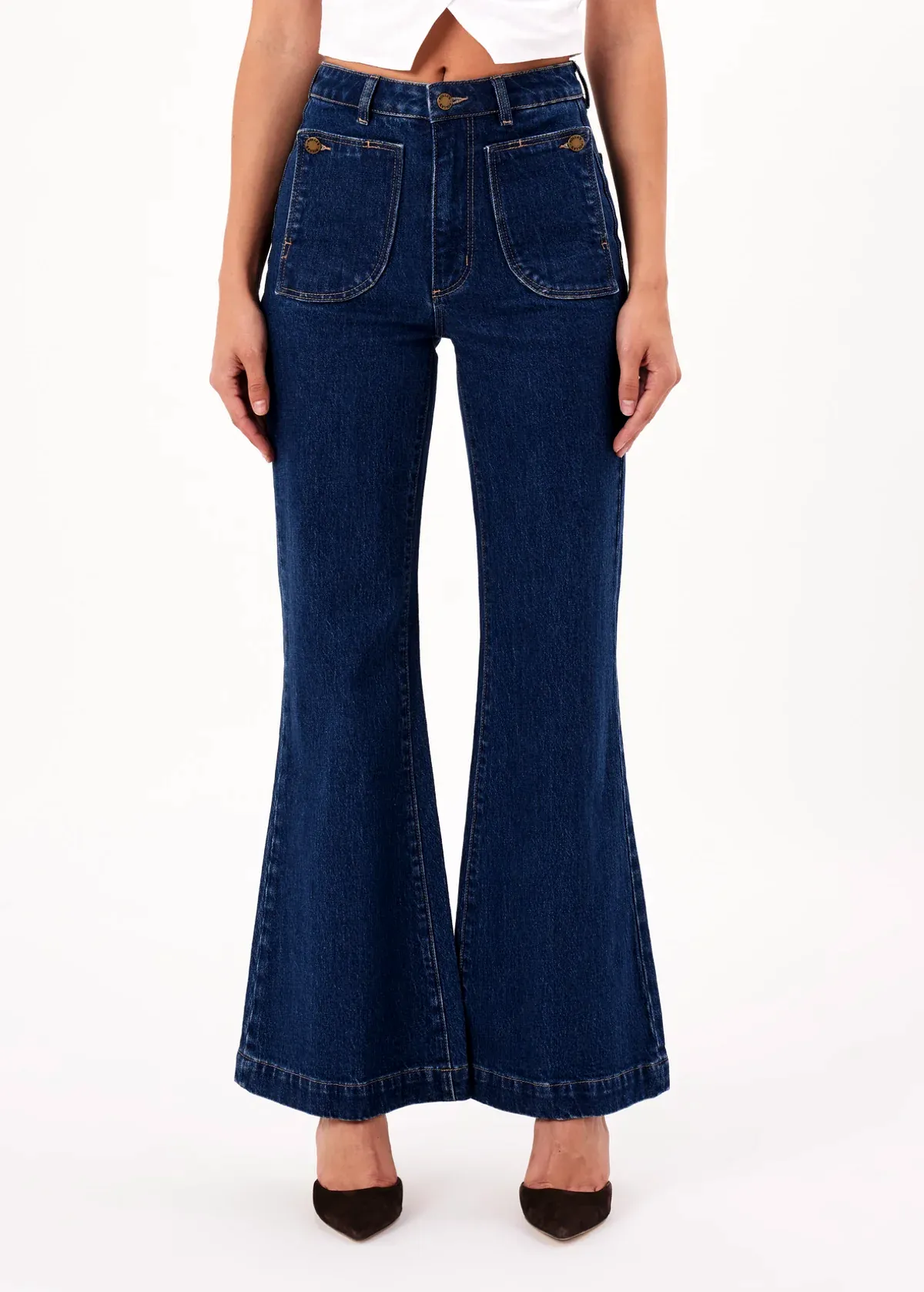 Natalie Blue Denim Eastcoast Flares