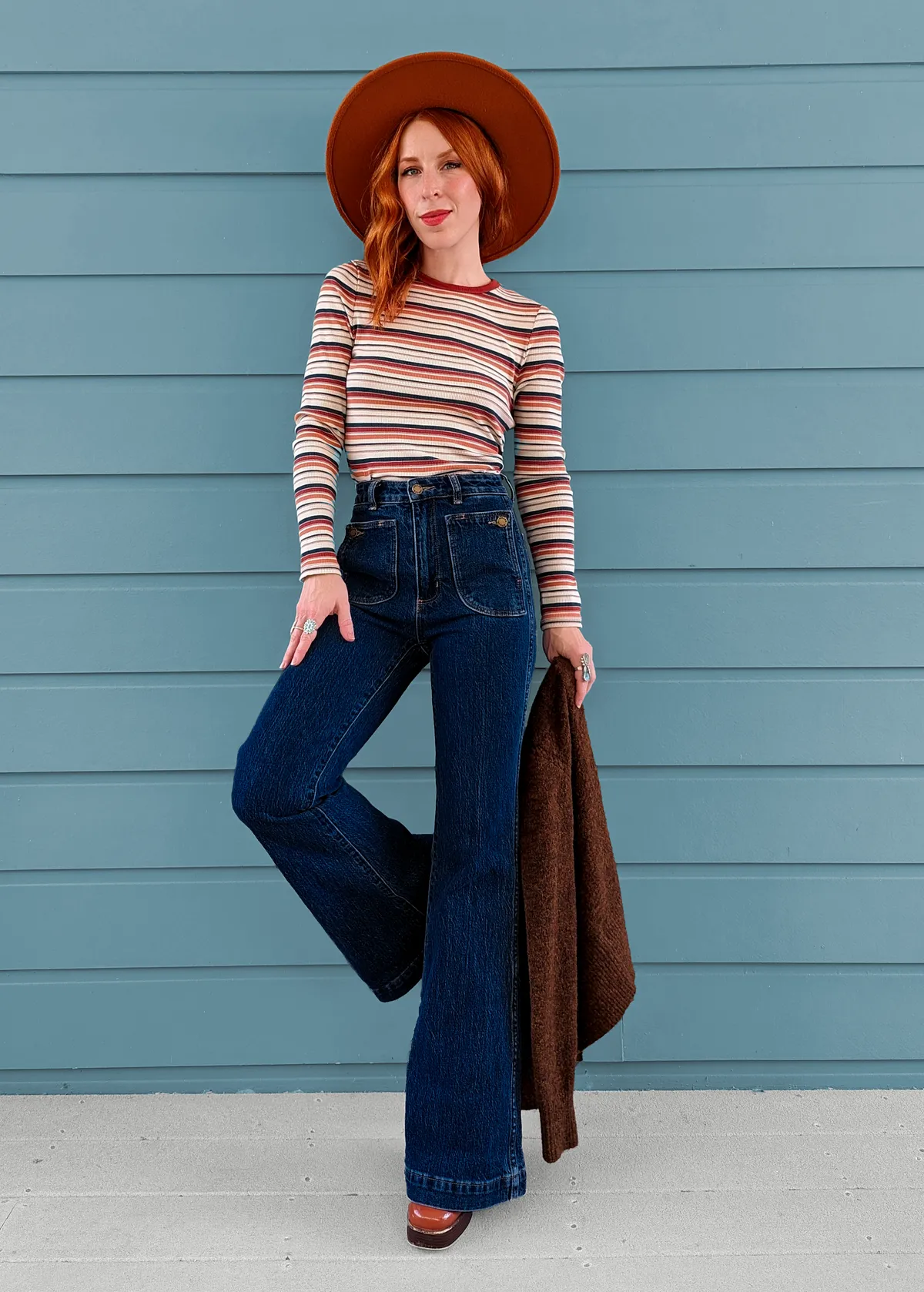 Natalie Blue Denim Eastcoast Flares