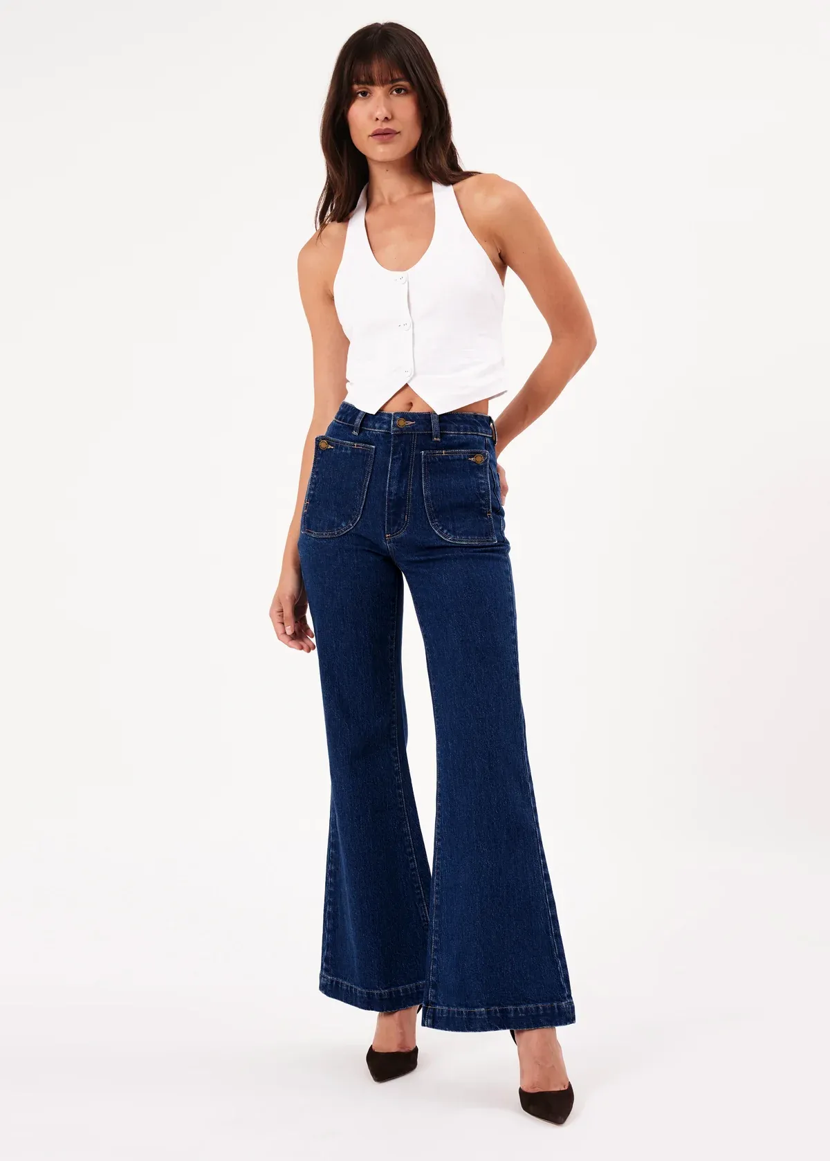 Natalie Blue Denim Eastcoast Flares