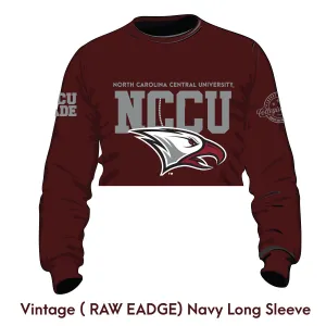 NCCU Vintage Chenille Crop SWEATSHIRT