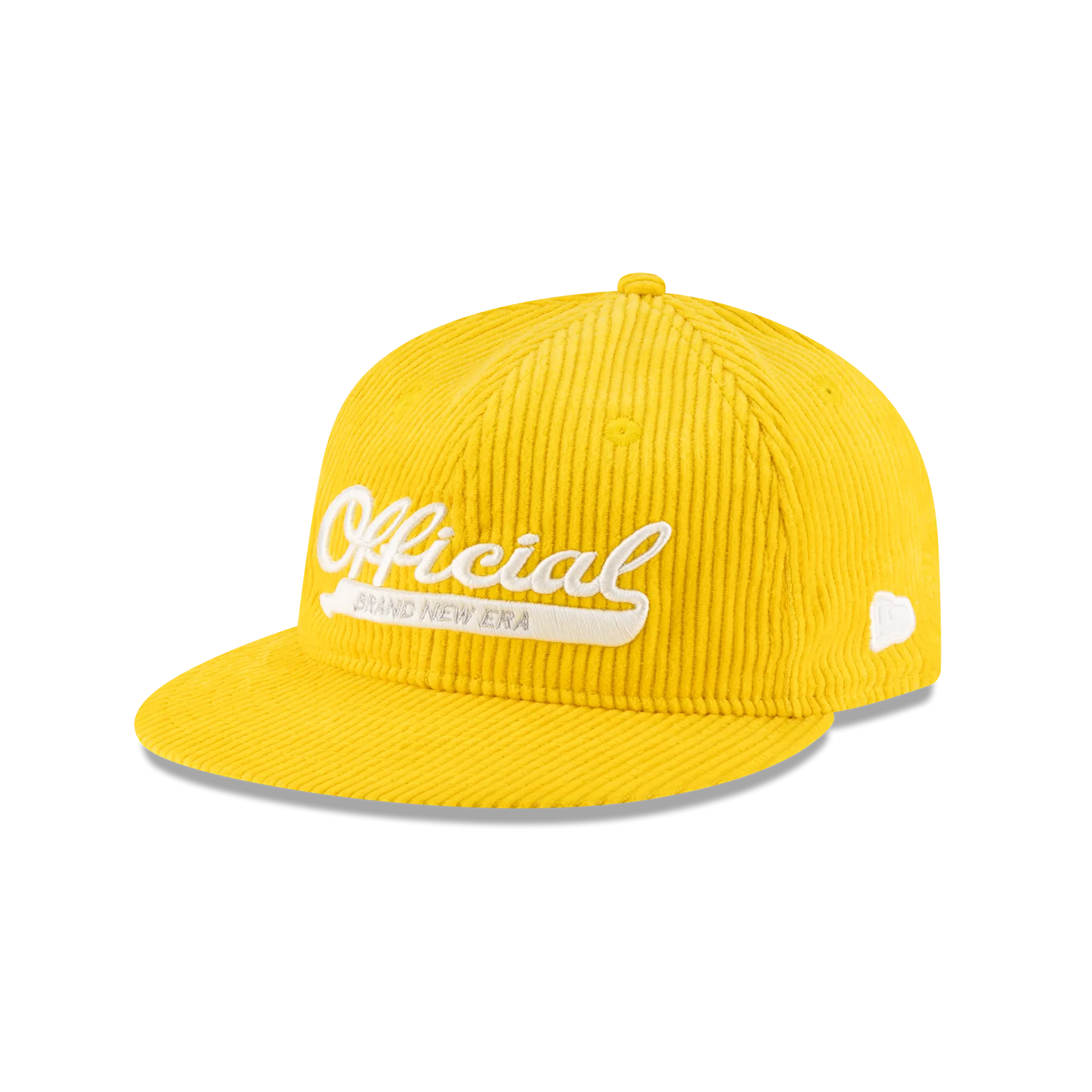 New Era Branded Official Corduroy Gold Retro Crown 9FIFTY Adjustable Hat