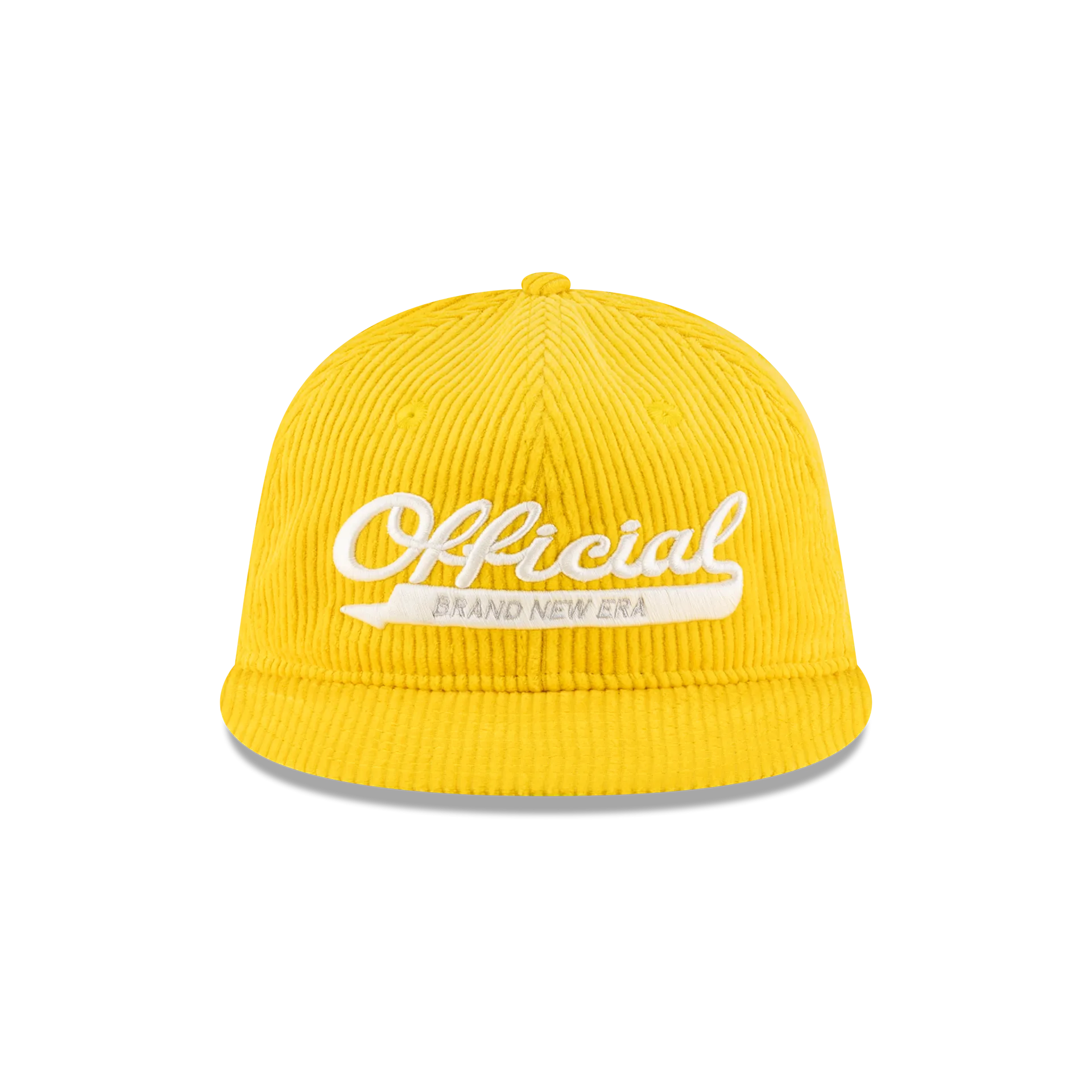 New Era Branded Official Corduroy Gold Retro Crown 9FIFTY Adjustable Hat