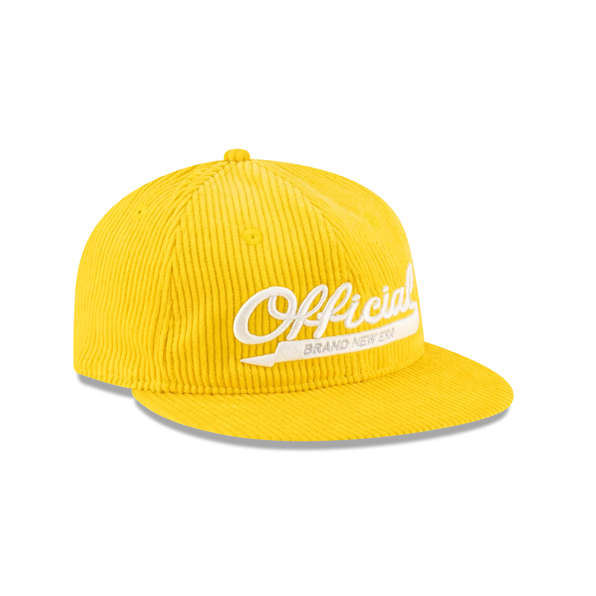 New Era Branded Official Corduroy Gold Retro Crown 9FIFTY Adjustable Hat