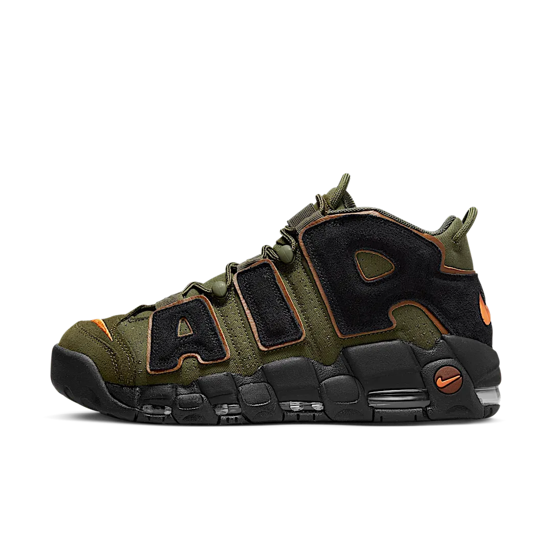 Nike Air More Uptempo 96 Cargo Khaki Alpha Orange
