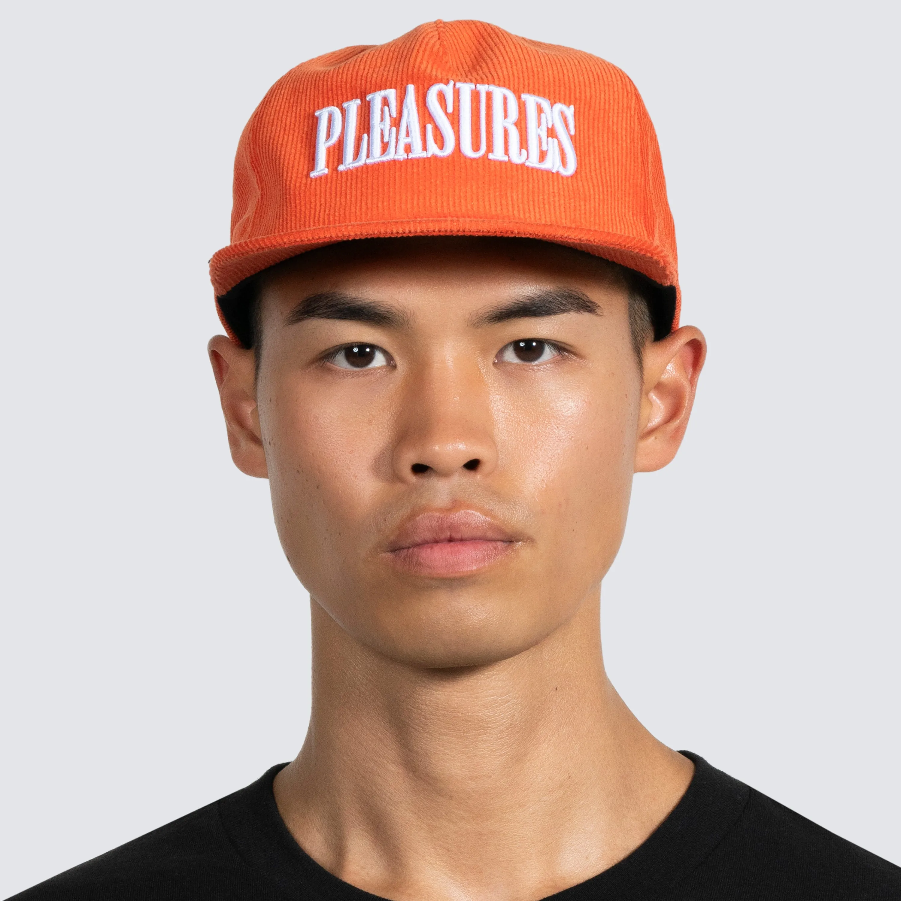 ONYX CORDUROY SNAPBACK (Safety orange)