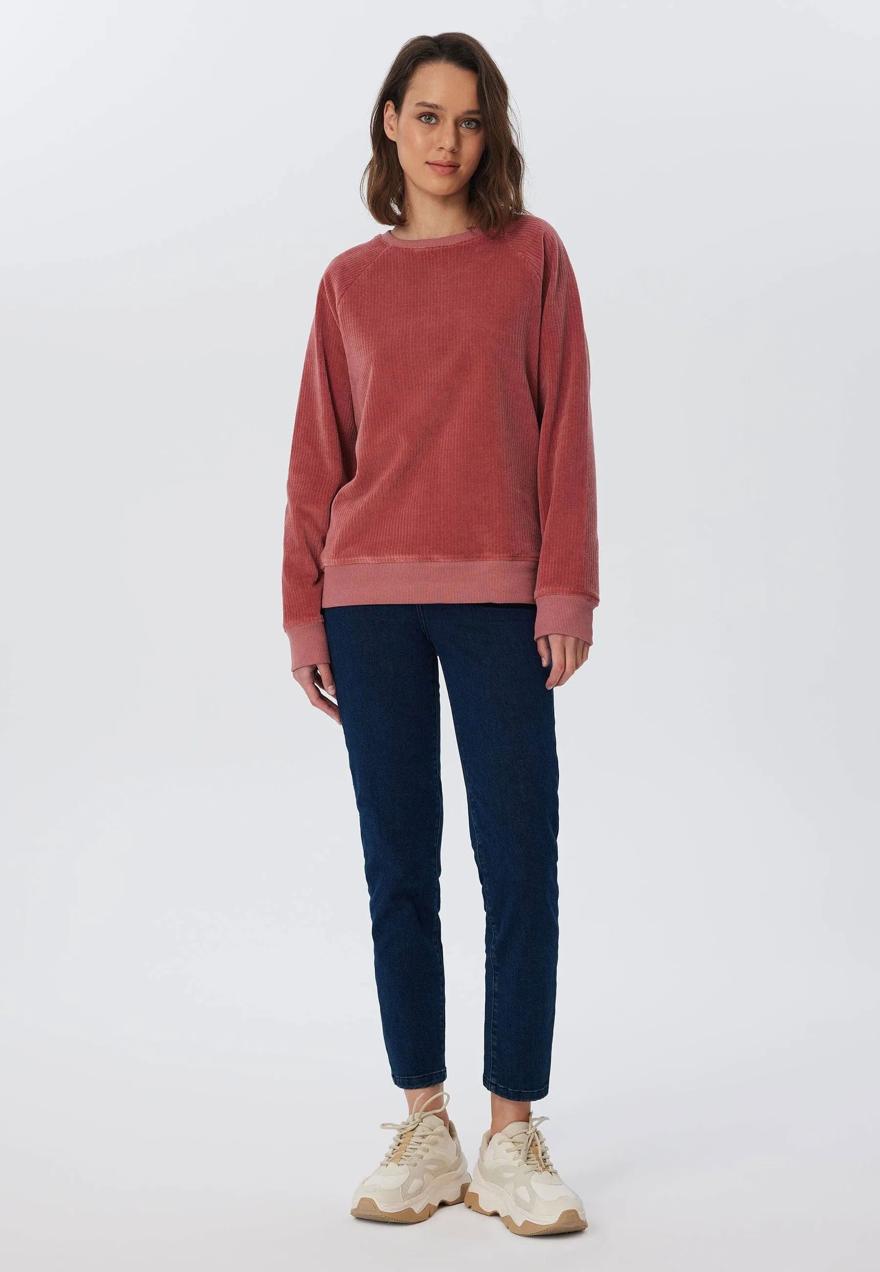 Organic Corduroy Sweatshirt: Womens