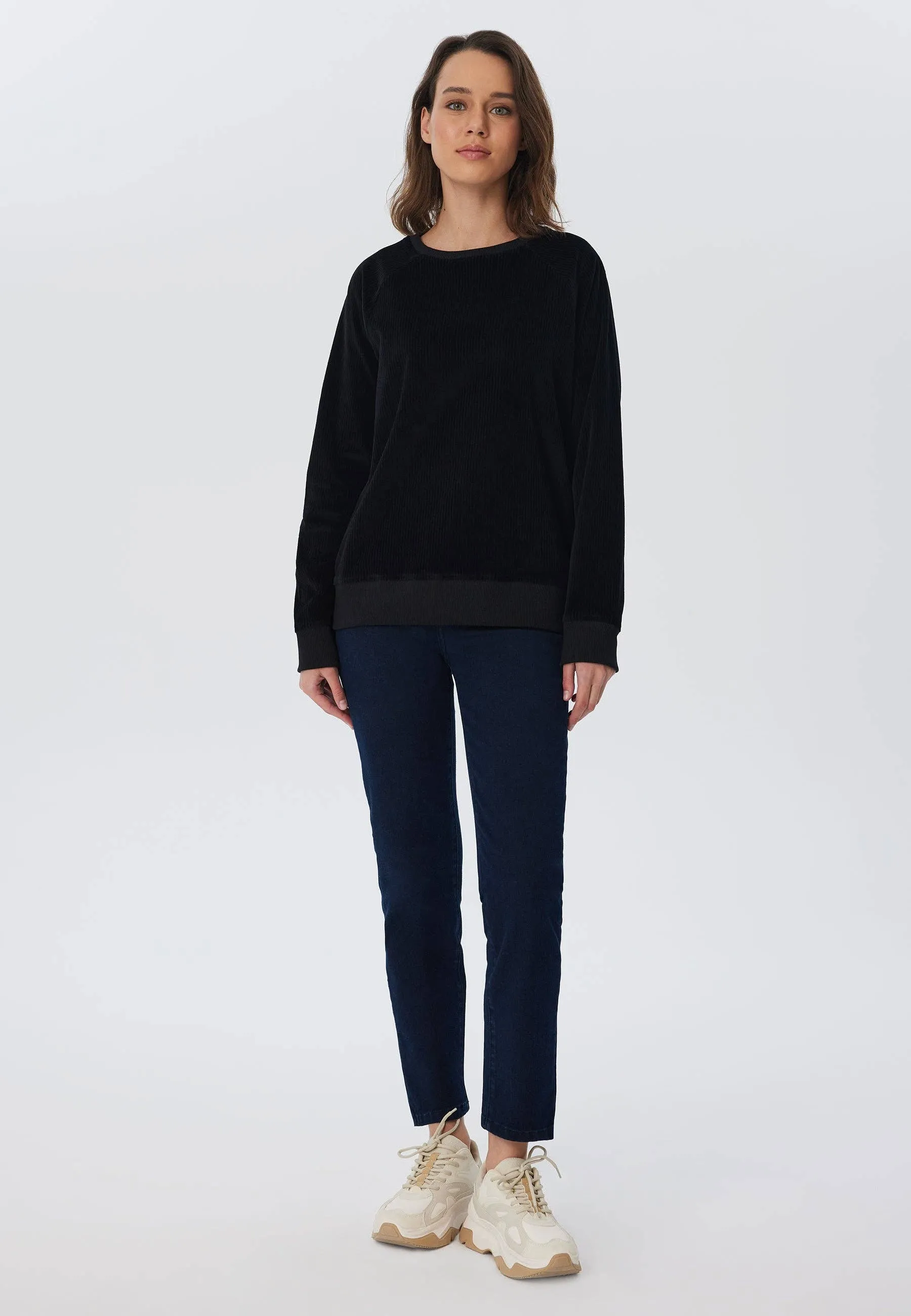 Organic Corduroy Sweatshirt: Womens