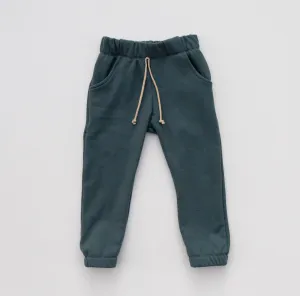 Organic French Terry Jogger - Blue