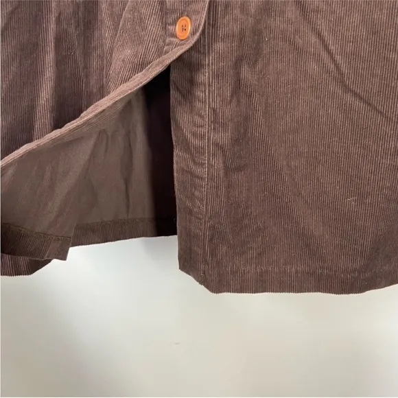 People Tree Skirt MARION Midi Button Front Corduroy Lagenlook NEW