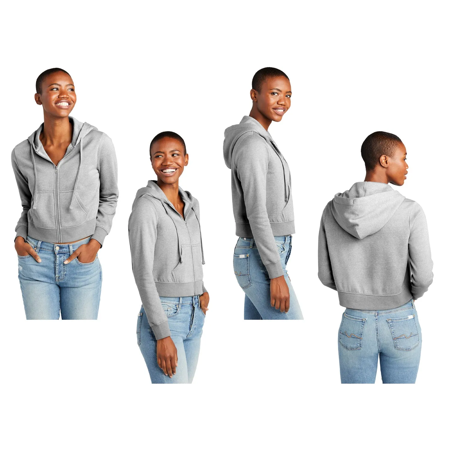 Phi Alpha Delta Cropped Zip Up Hoodie