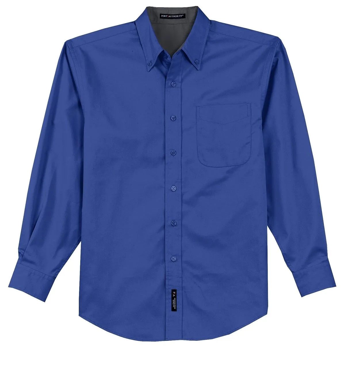 Port Authority Long Sleeve Easy Care Shirt S608 Royal/ Classic Navy