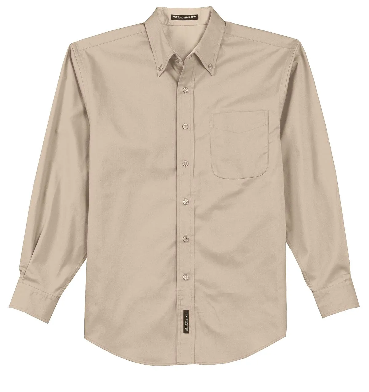 Port Authority Tall Long Sleeve Easy Care Shirt.  TLS608 Stone Tall