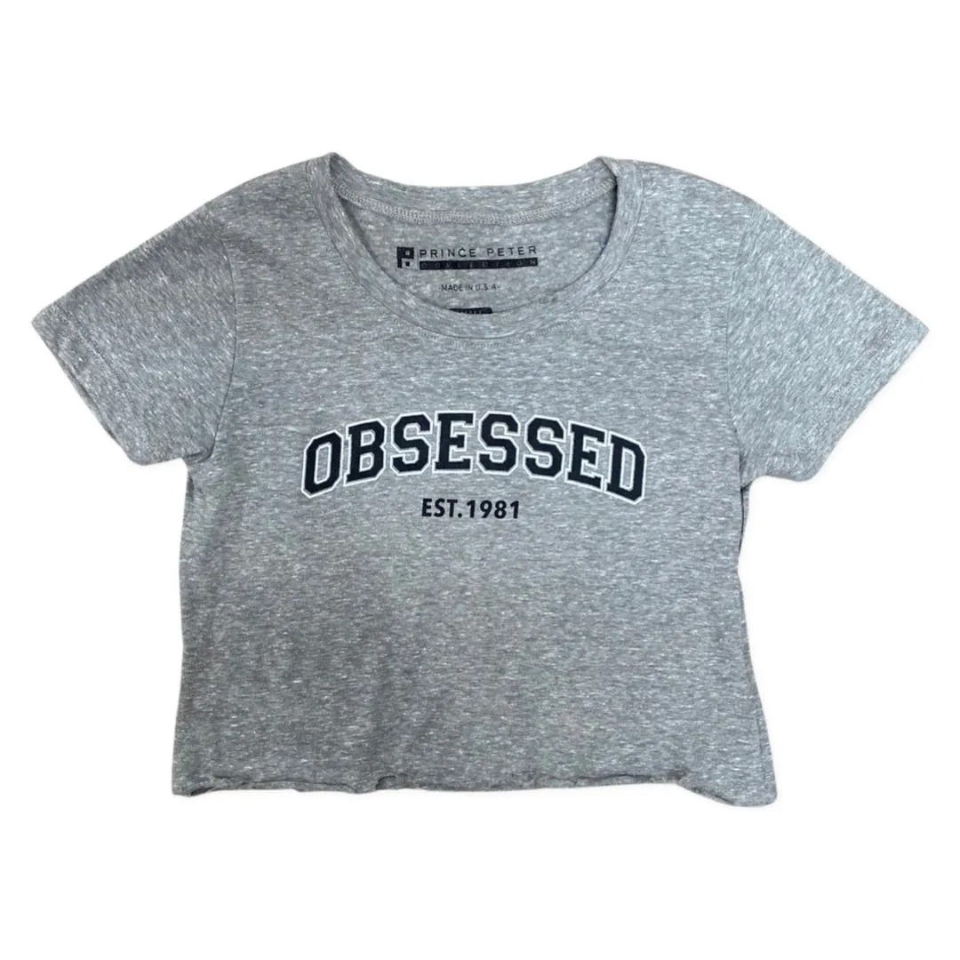 Prince Peter Tween Obsessed Distressed Crop Tee