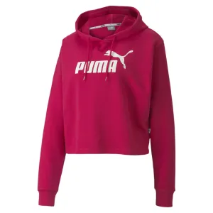 Puma Womens Essentials  Logo Crop Hoodie
