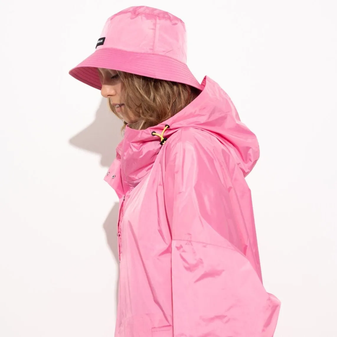 Raincoat solid soft pink