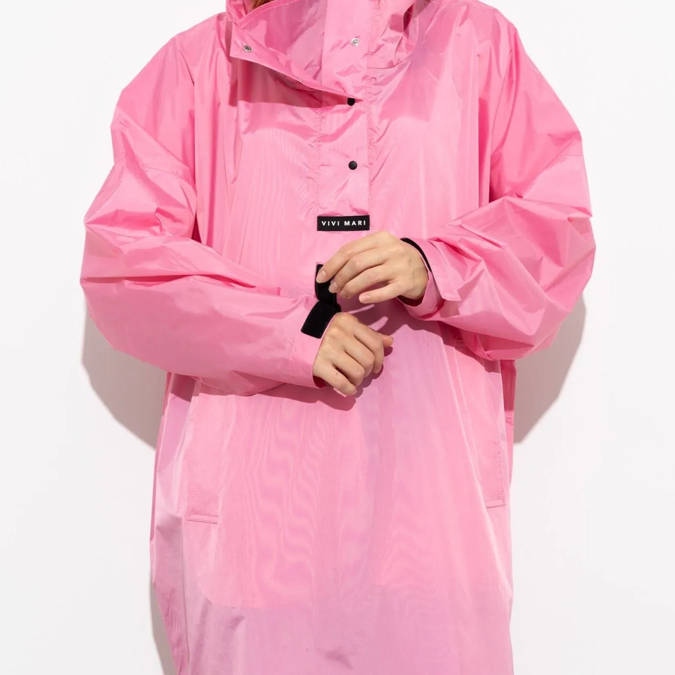 Raincoat solid soft pink