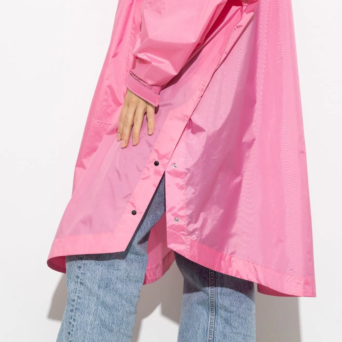 Raincoat solid soft pink