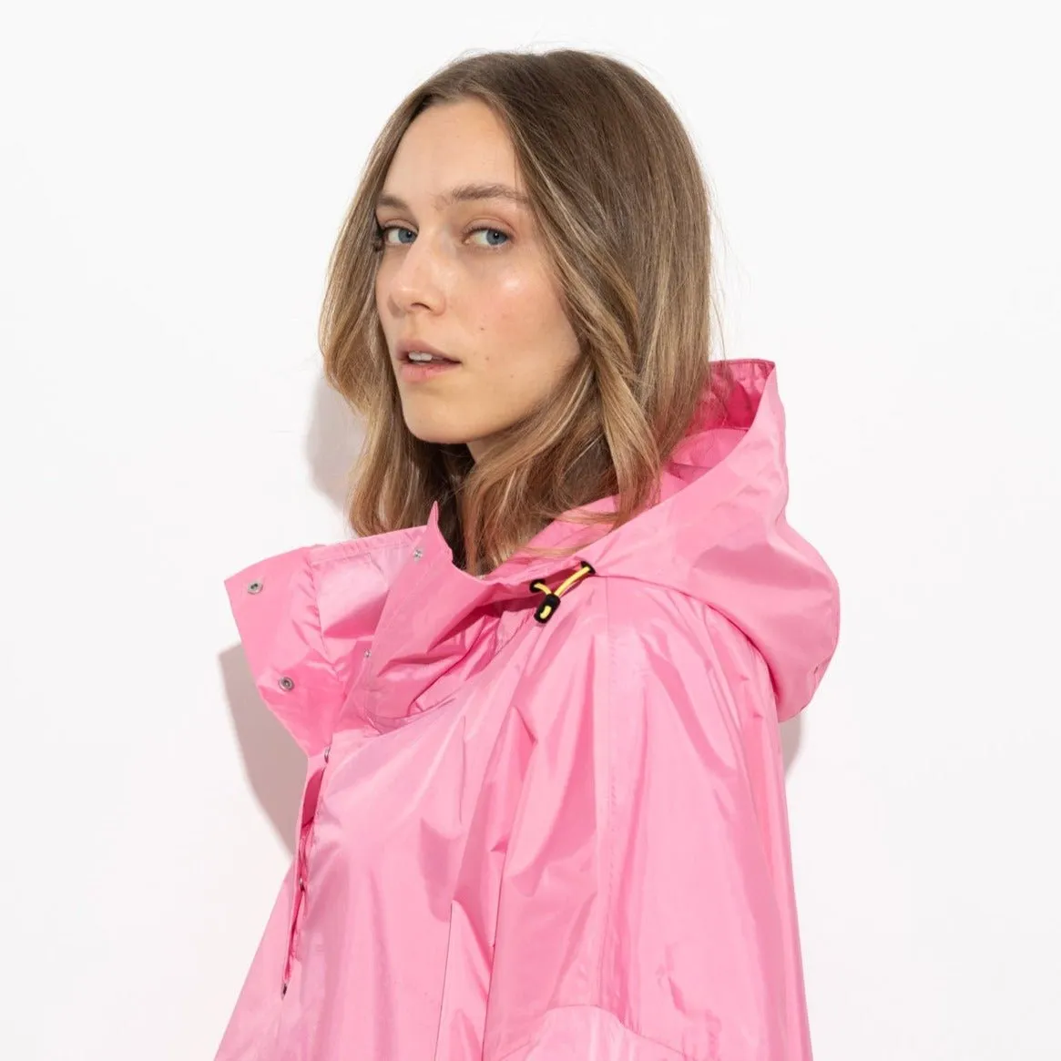 Raincoat solid soft pink