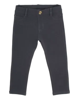 Rib Cotton Pull On Pants