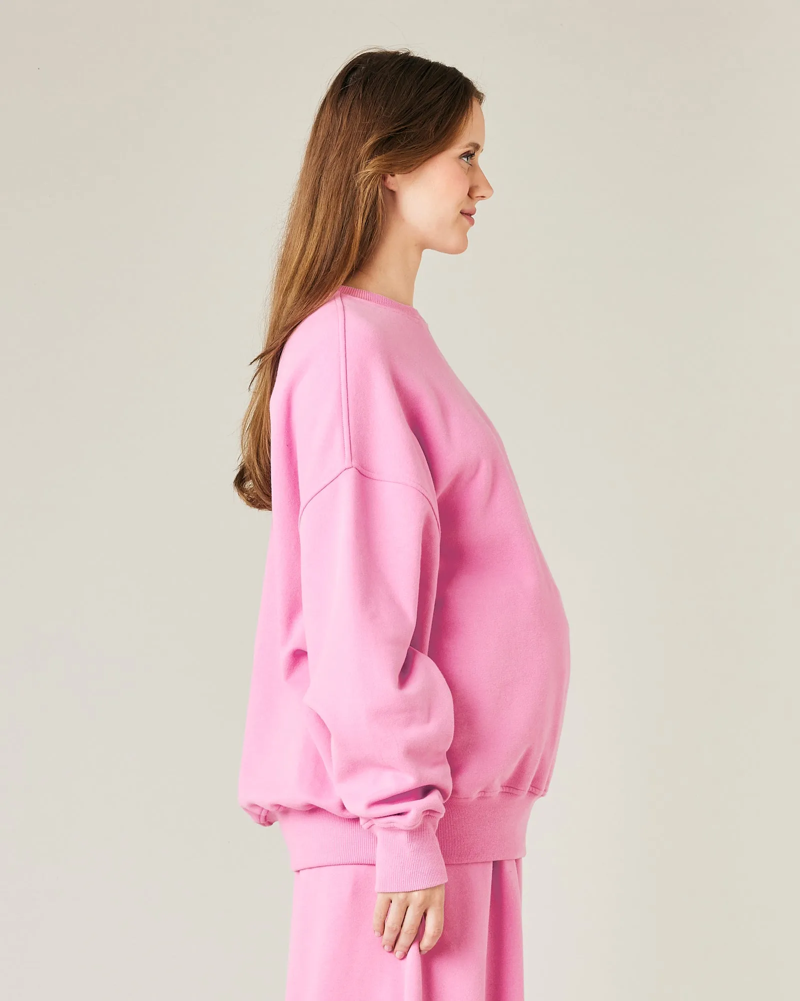 Riley Pink Organic Cotton Jumper