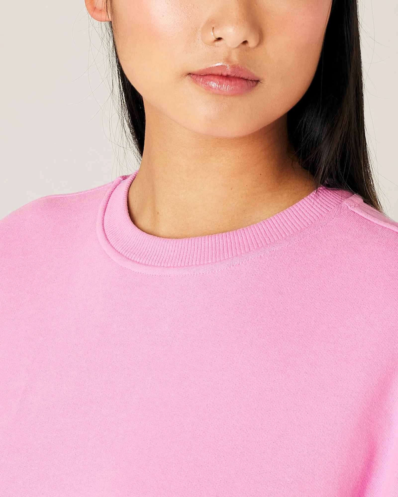 Riley Pink Organic Cotton Jumper