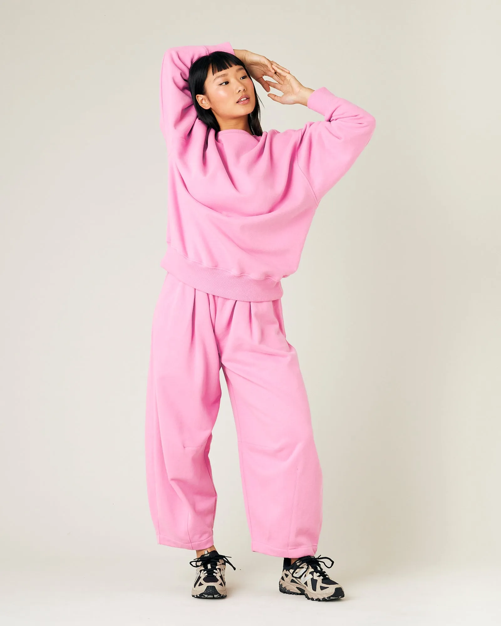 Riley Pink Organic Cotton Jumper