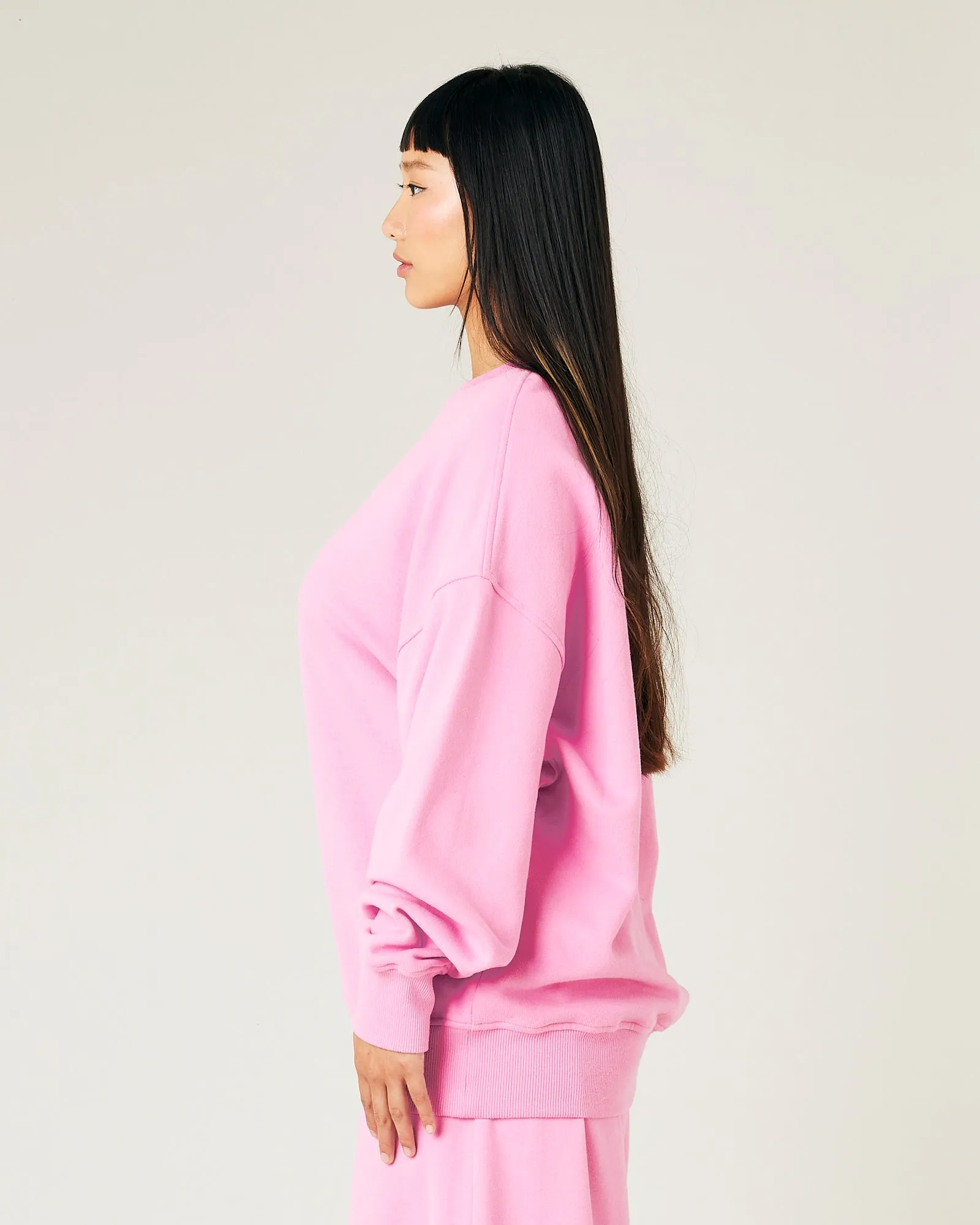 Riley Pink Organic Cotton Jumper