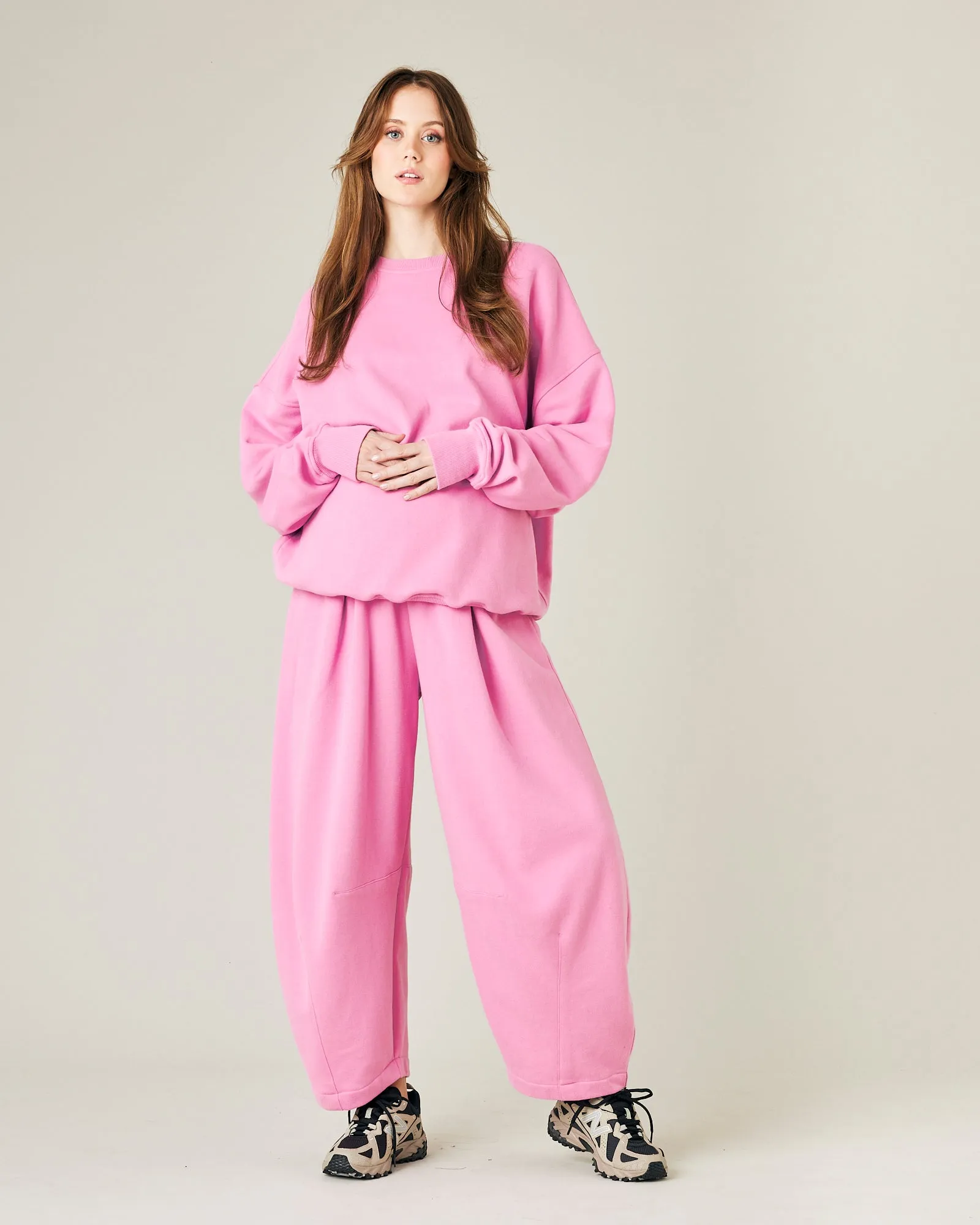 Riley Pink Organic Cotton Jumper