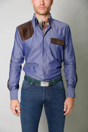 Rip Field Shirt in Denim