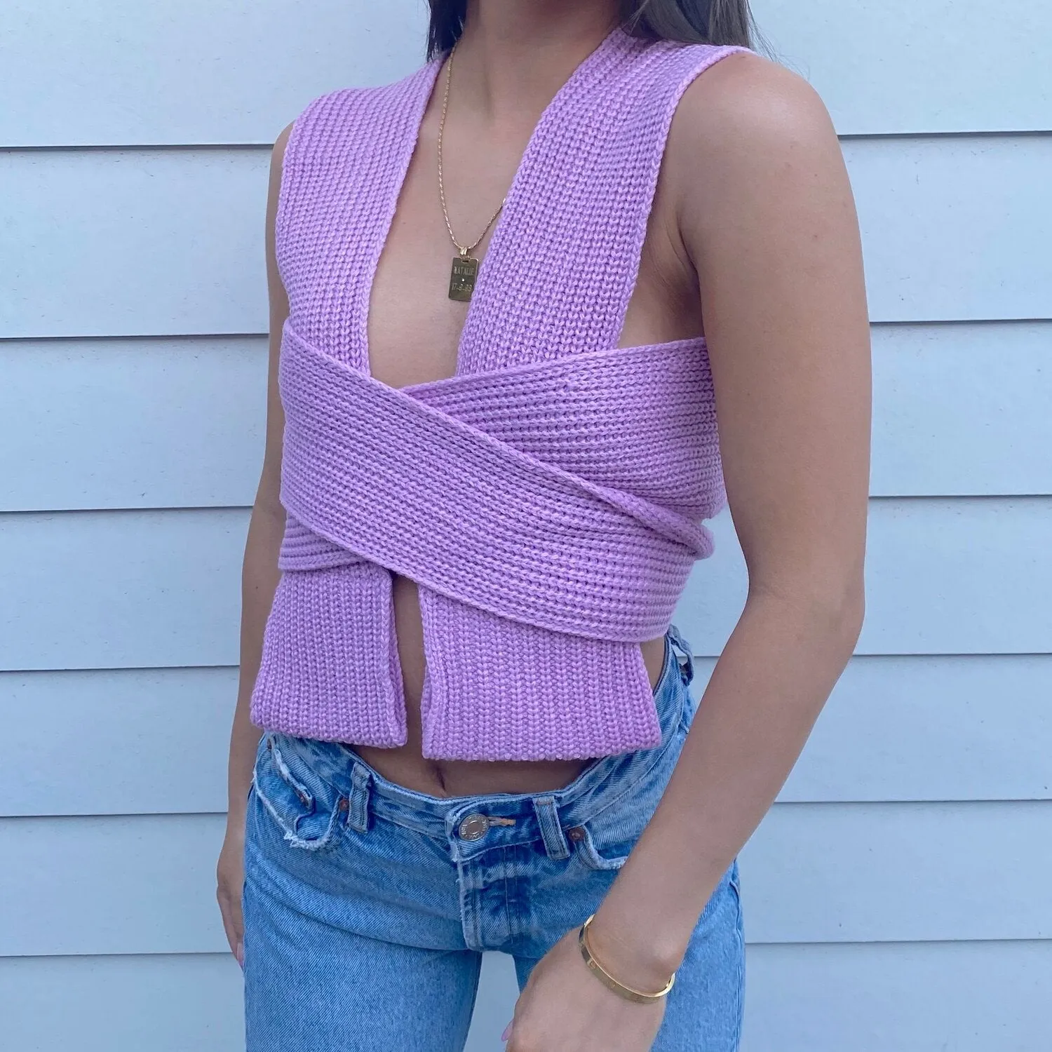 Rosalie Lilac Top