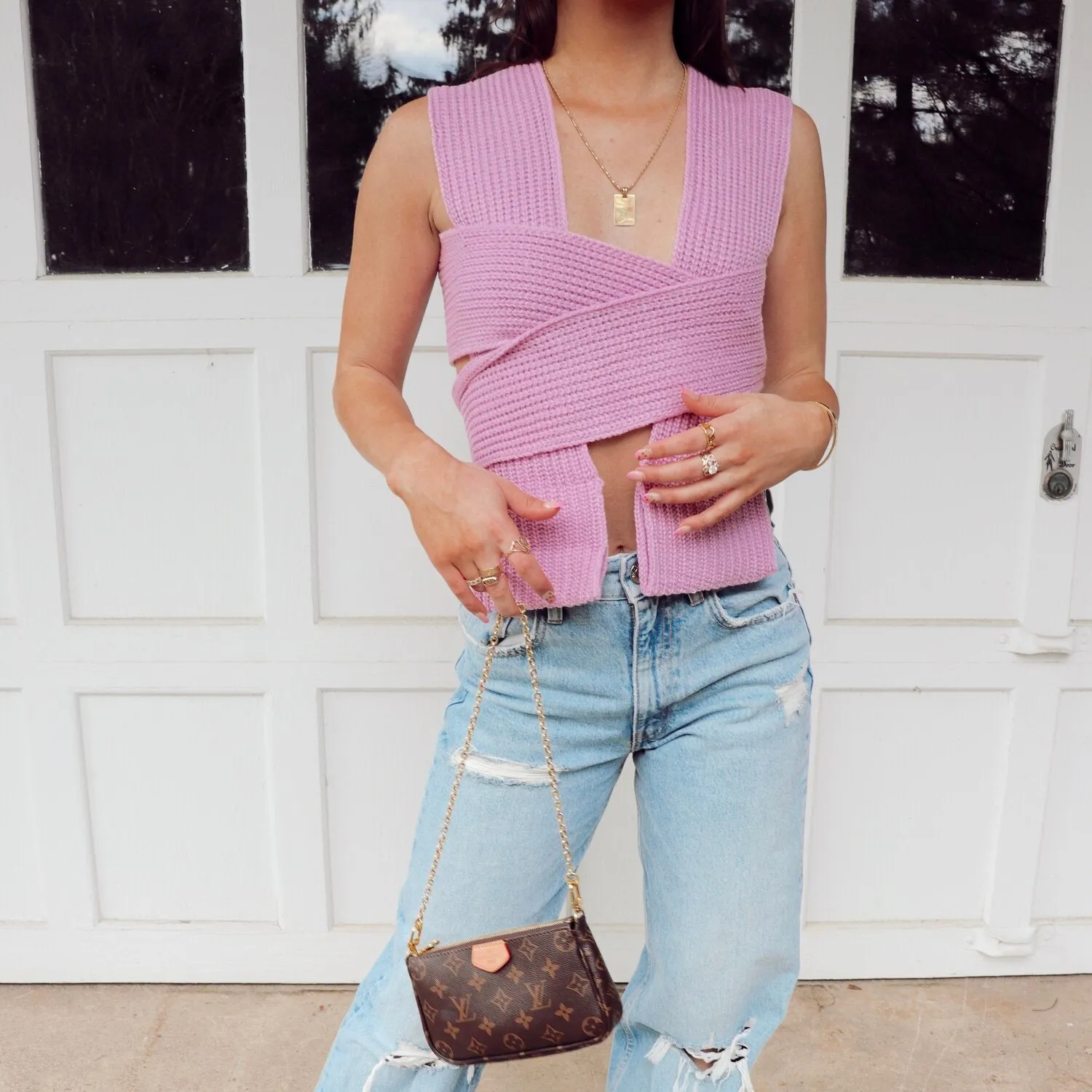 Rosalie Lilac Top