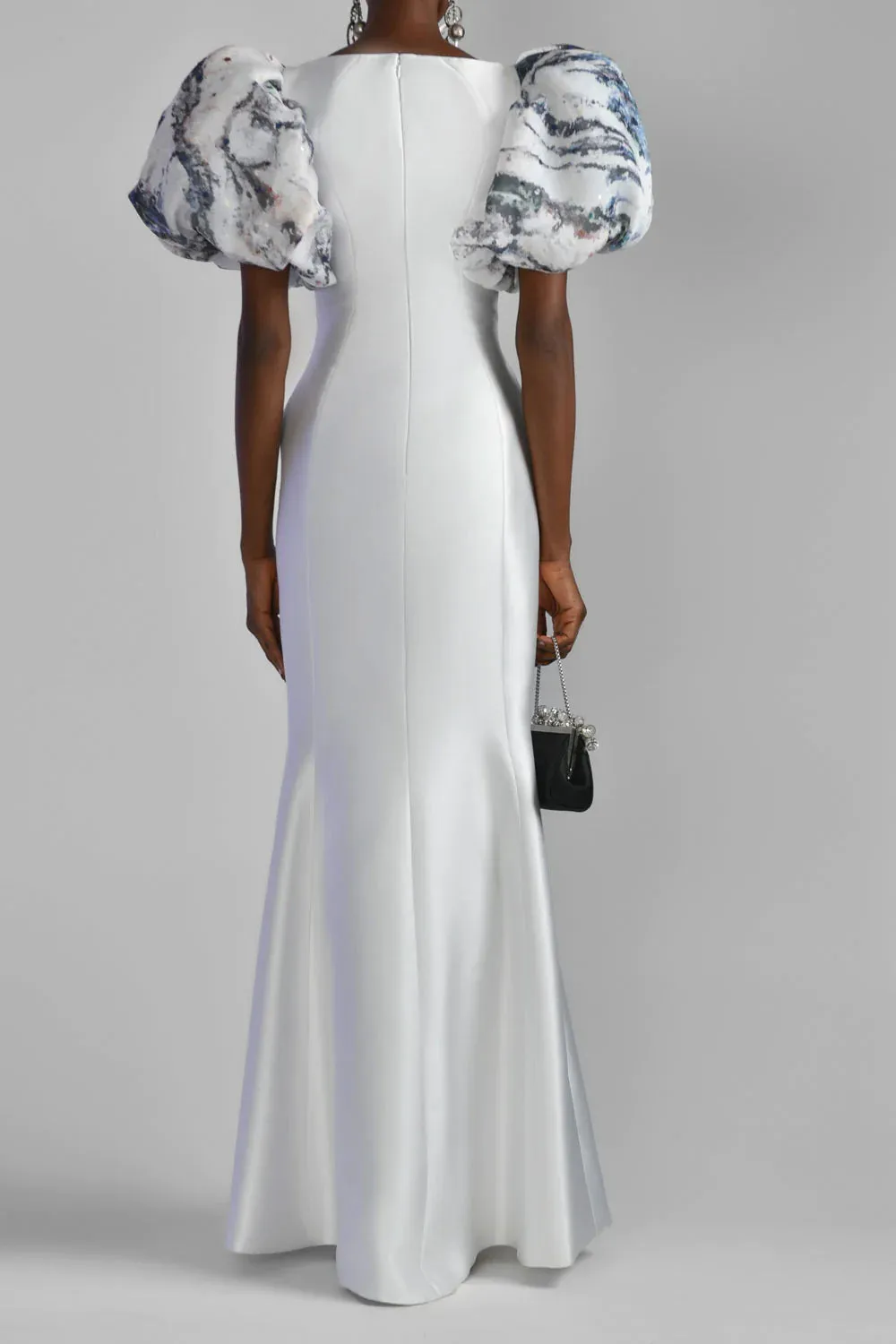 Saiid Kobeisy RTWSS23-29WITEDIGO34 Dress