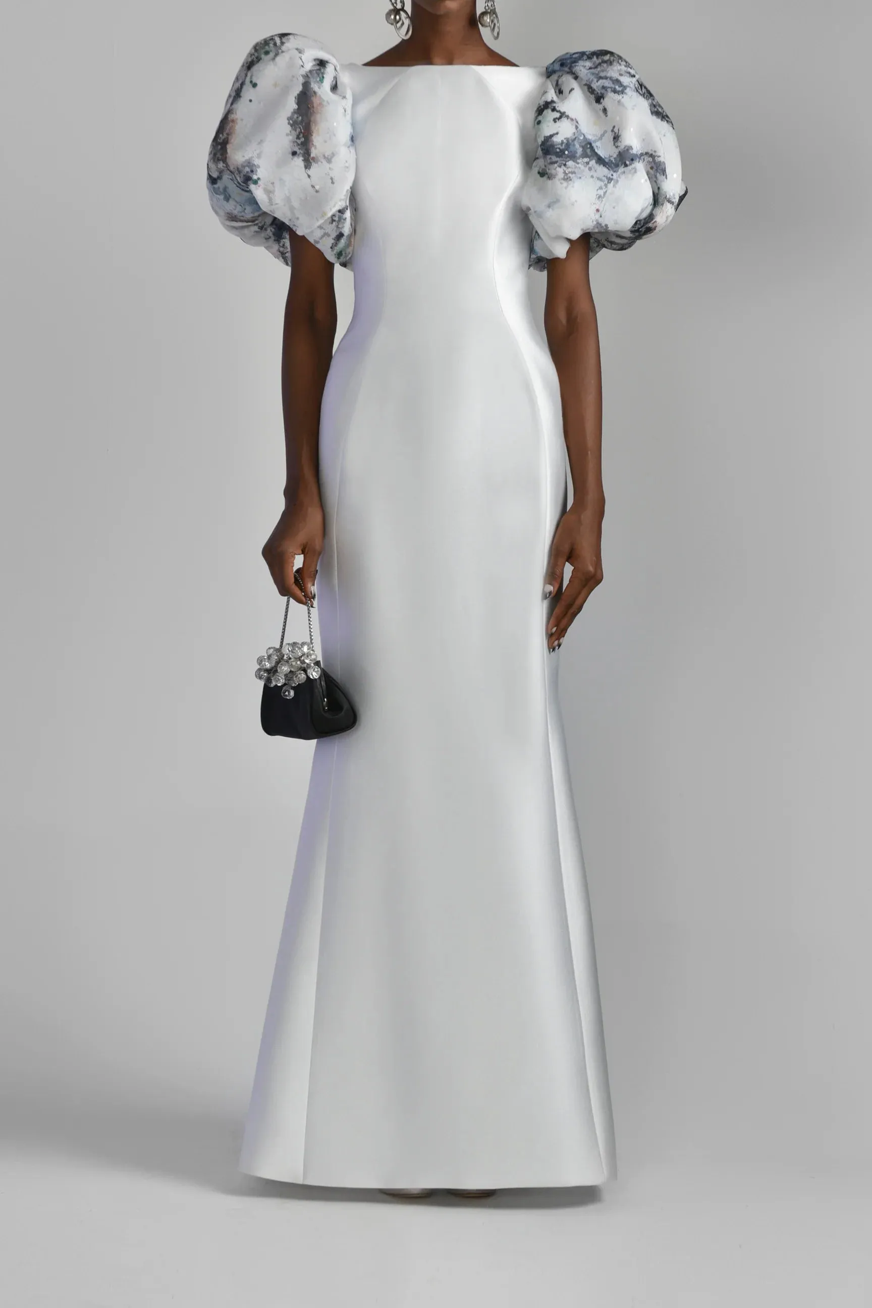 Saiid Kobeisy RTWSS23-29WITEDIGO34 Dress