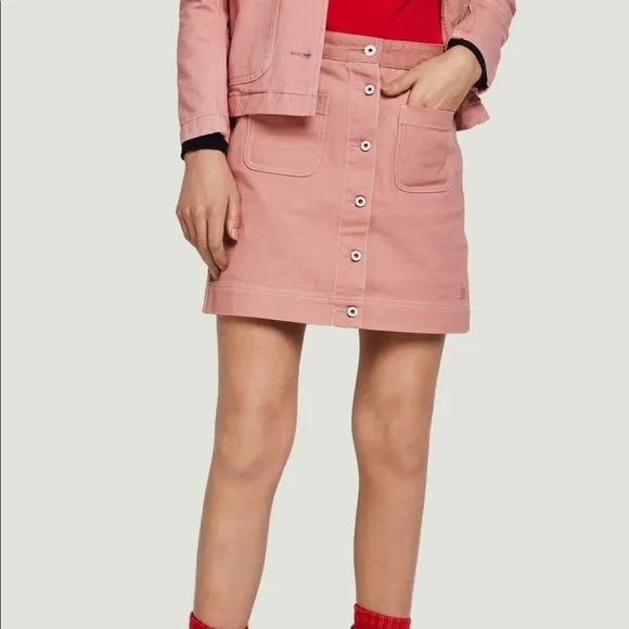 Scotch and Soda Worker Skirt Corduroy Amsterdams Blauw Women’s - Size S​