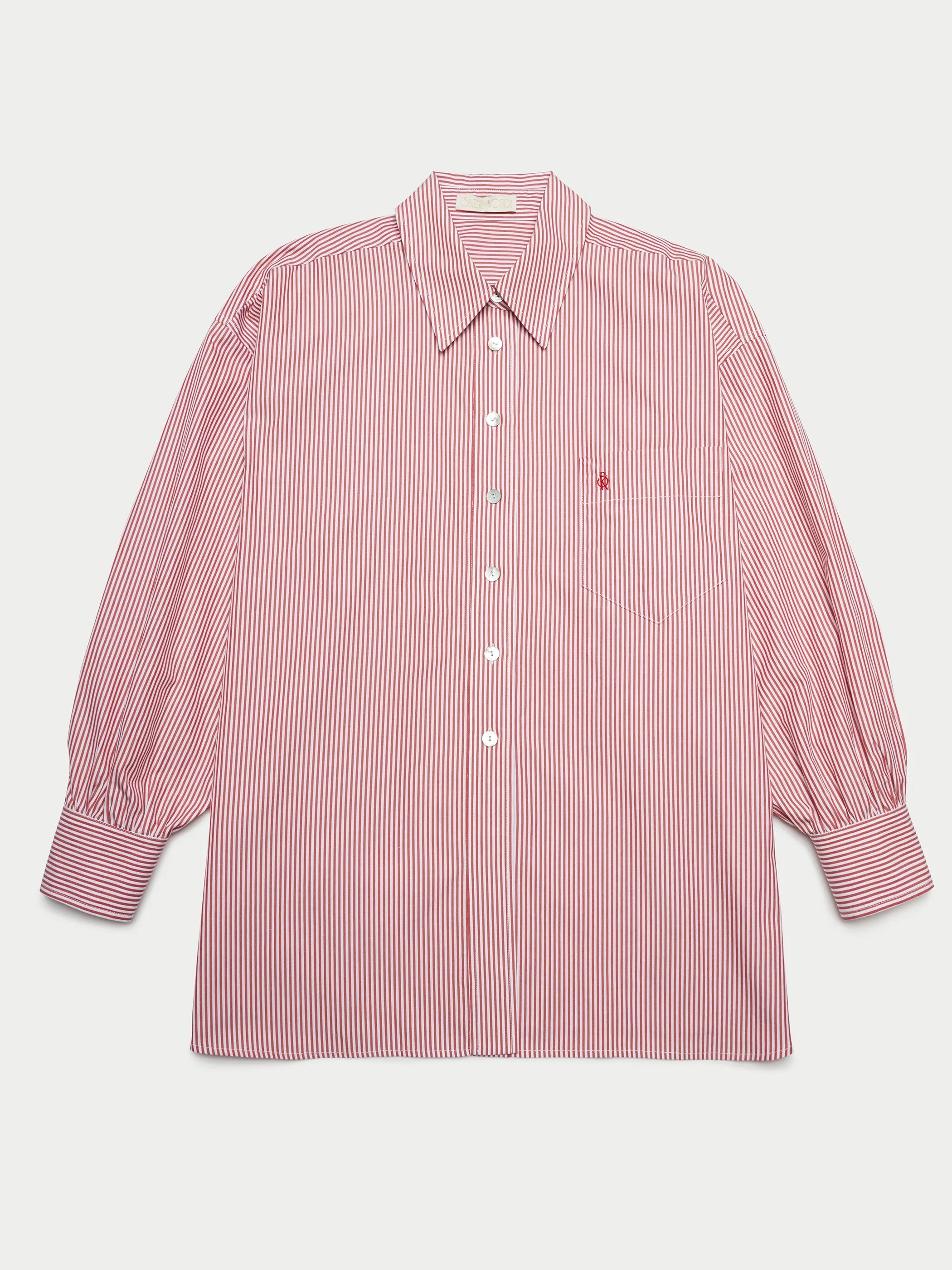 The Kappa Button-Up Shirt in Cotton Poplin