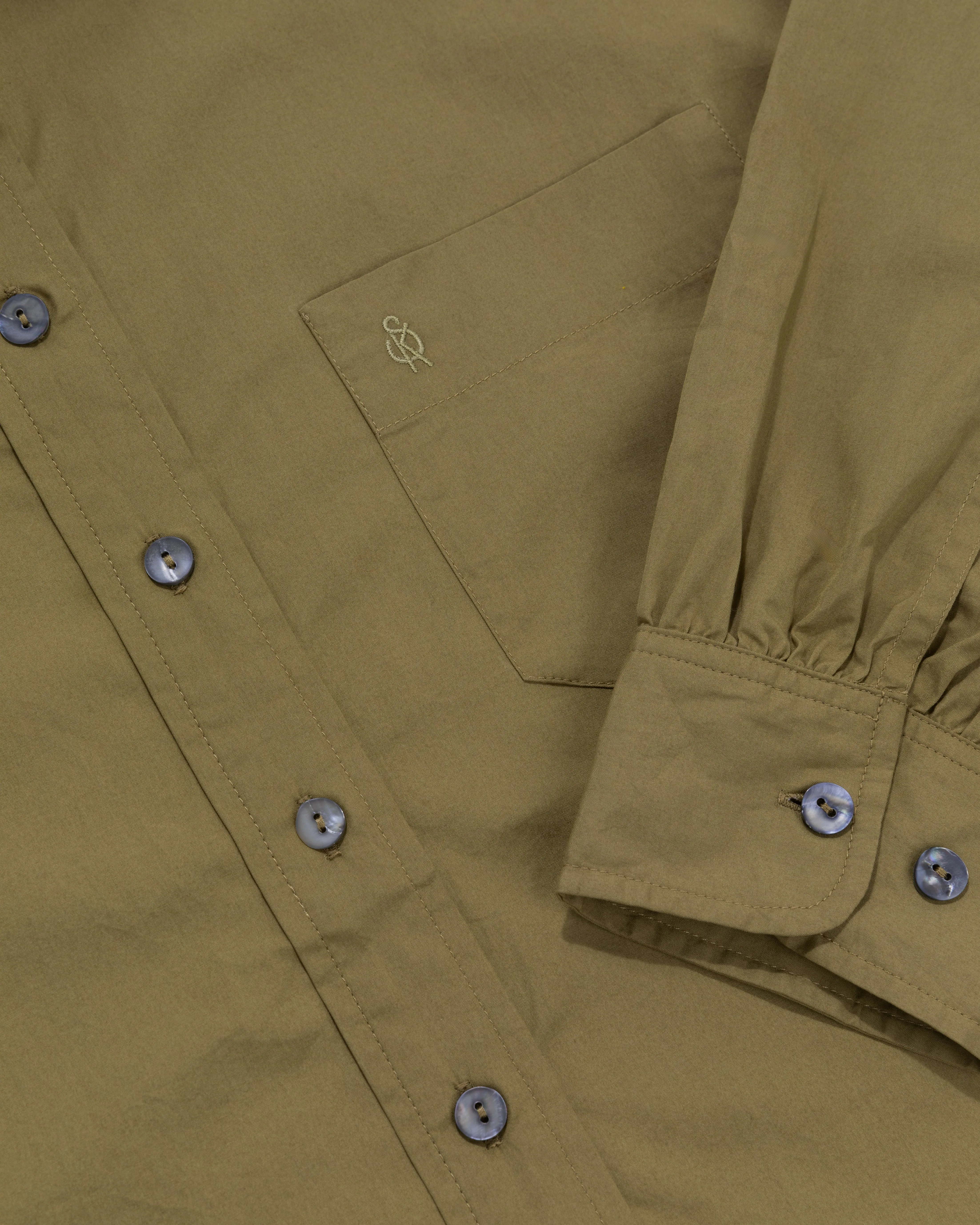 The Kappa Button-Up Shirt in Cotton Poplin