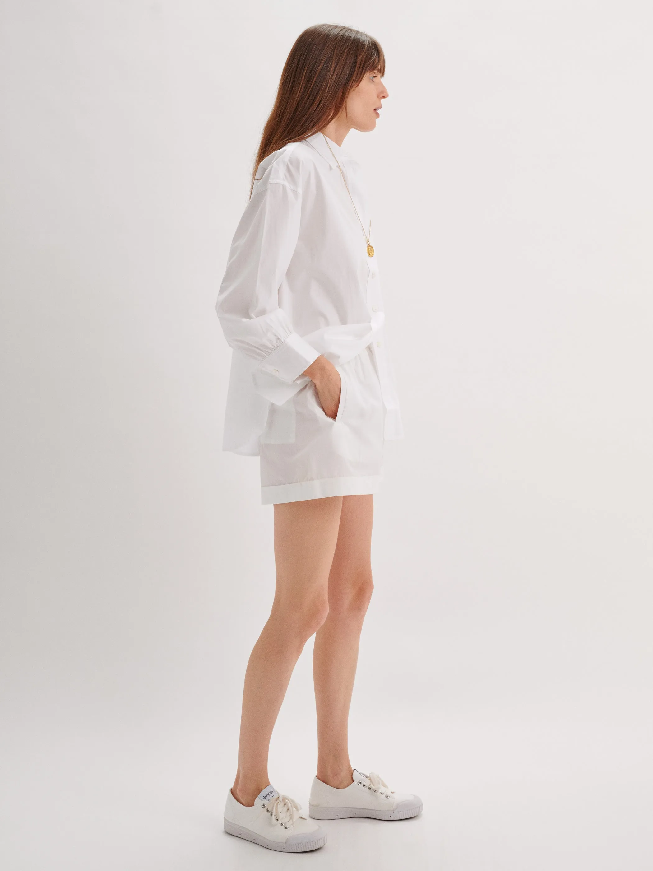 The Kappa Button-Up Shirt in Cotton Poplin