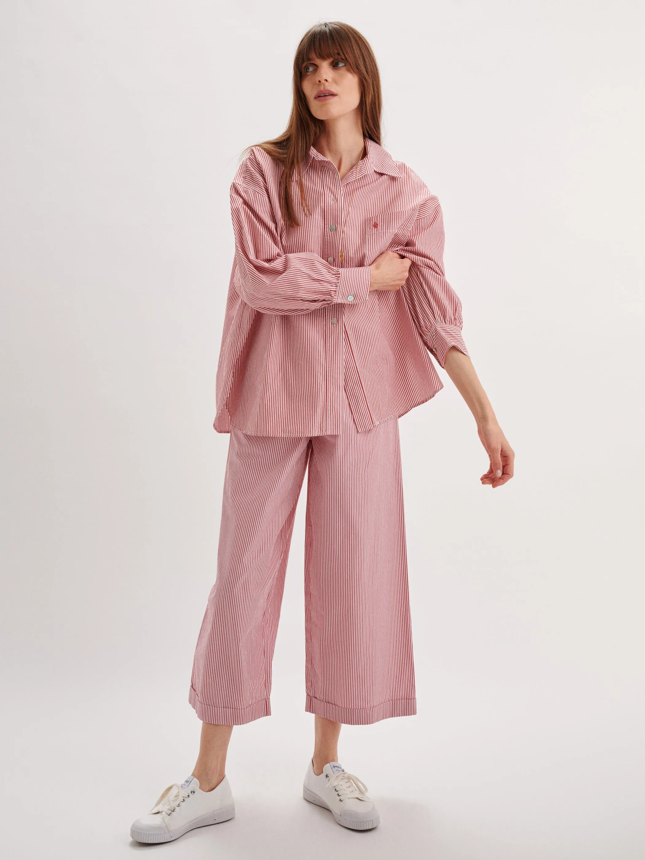 The Kappa Button-Up Shirt in Cotton Poplin