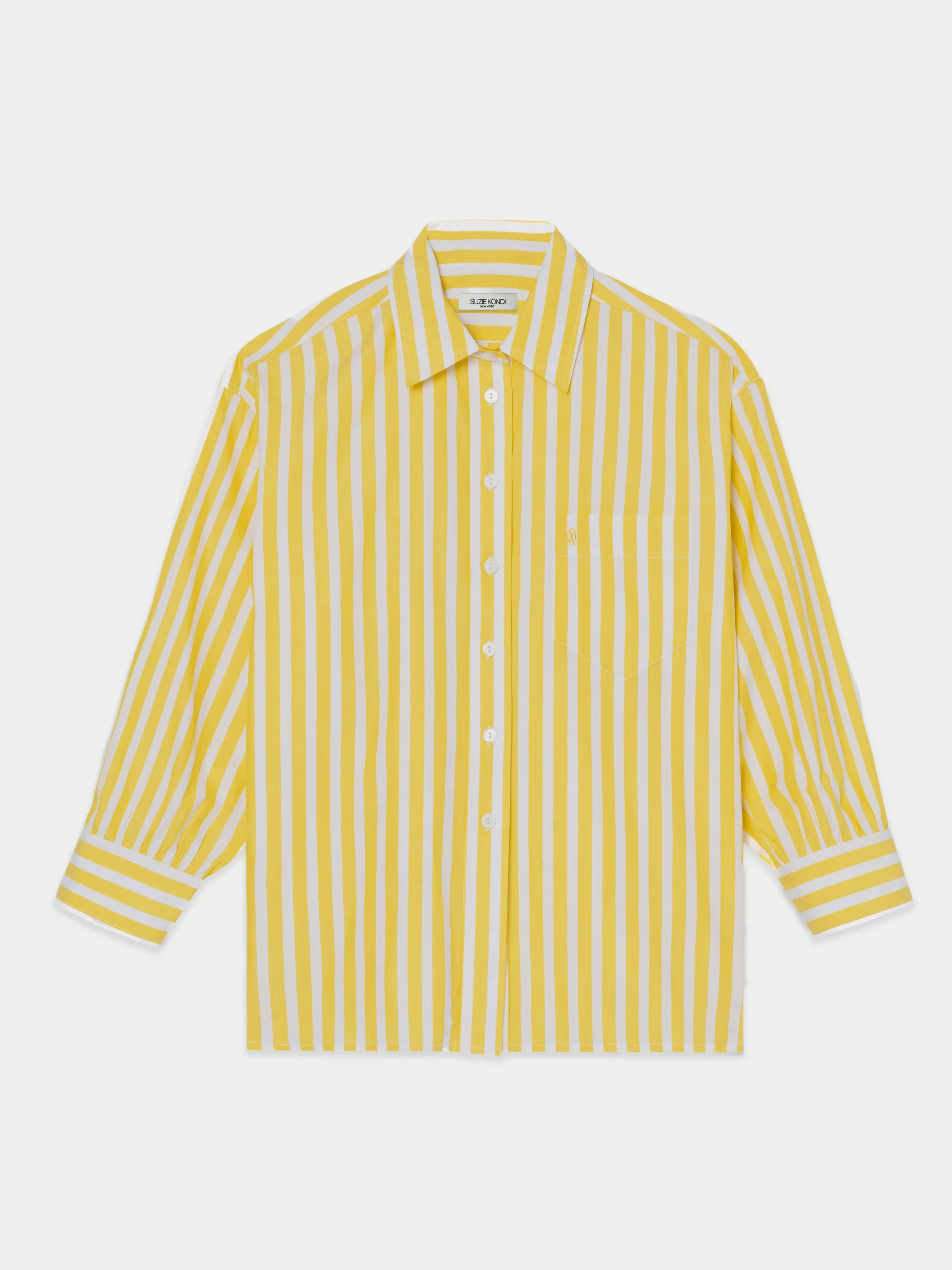 The Kappa Button-Up Shirt in Cotton Poplin