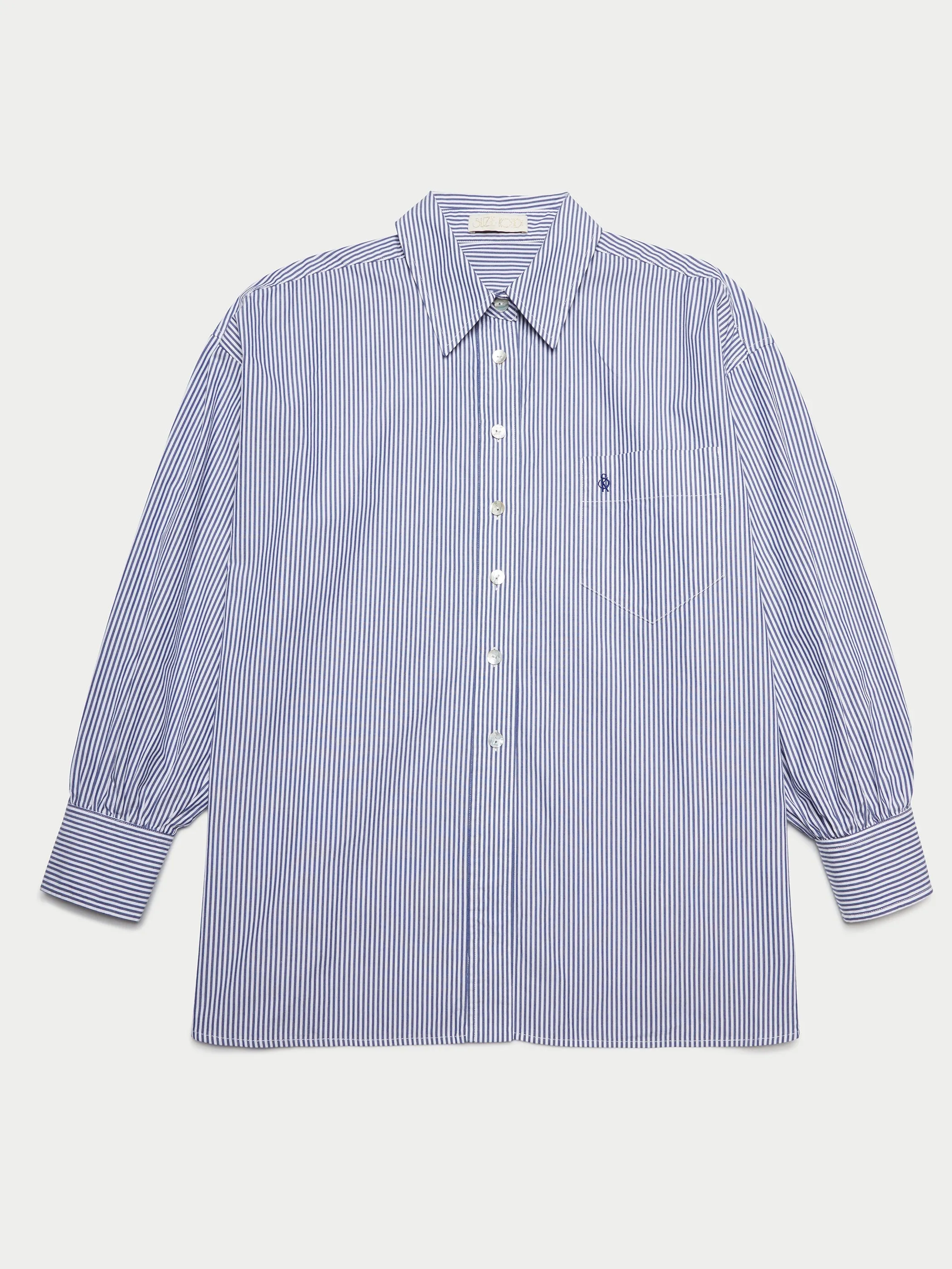 The Kappa Button-Up Shirt in Cotton Poplin