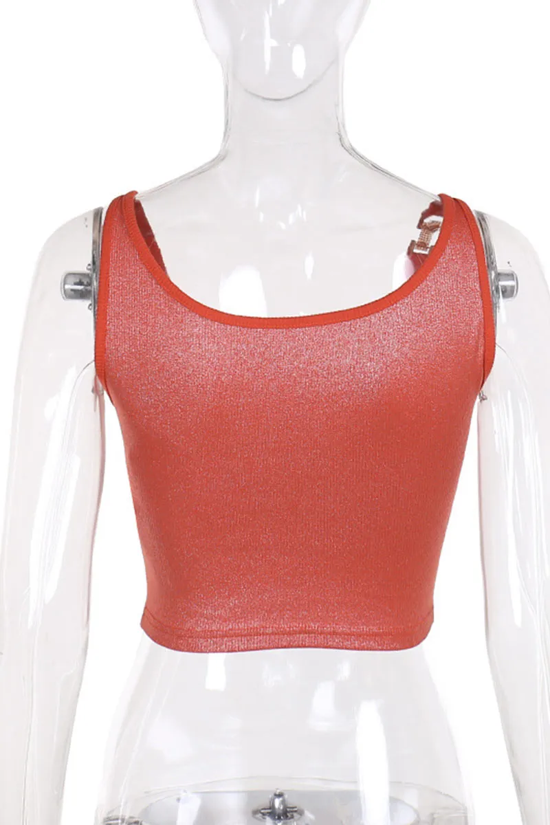 TK0721 Metallic Tank Top