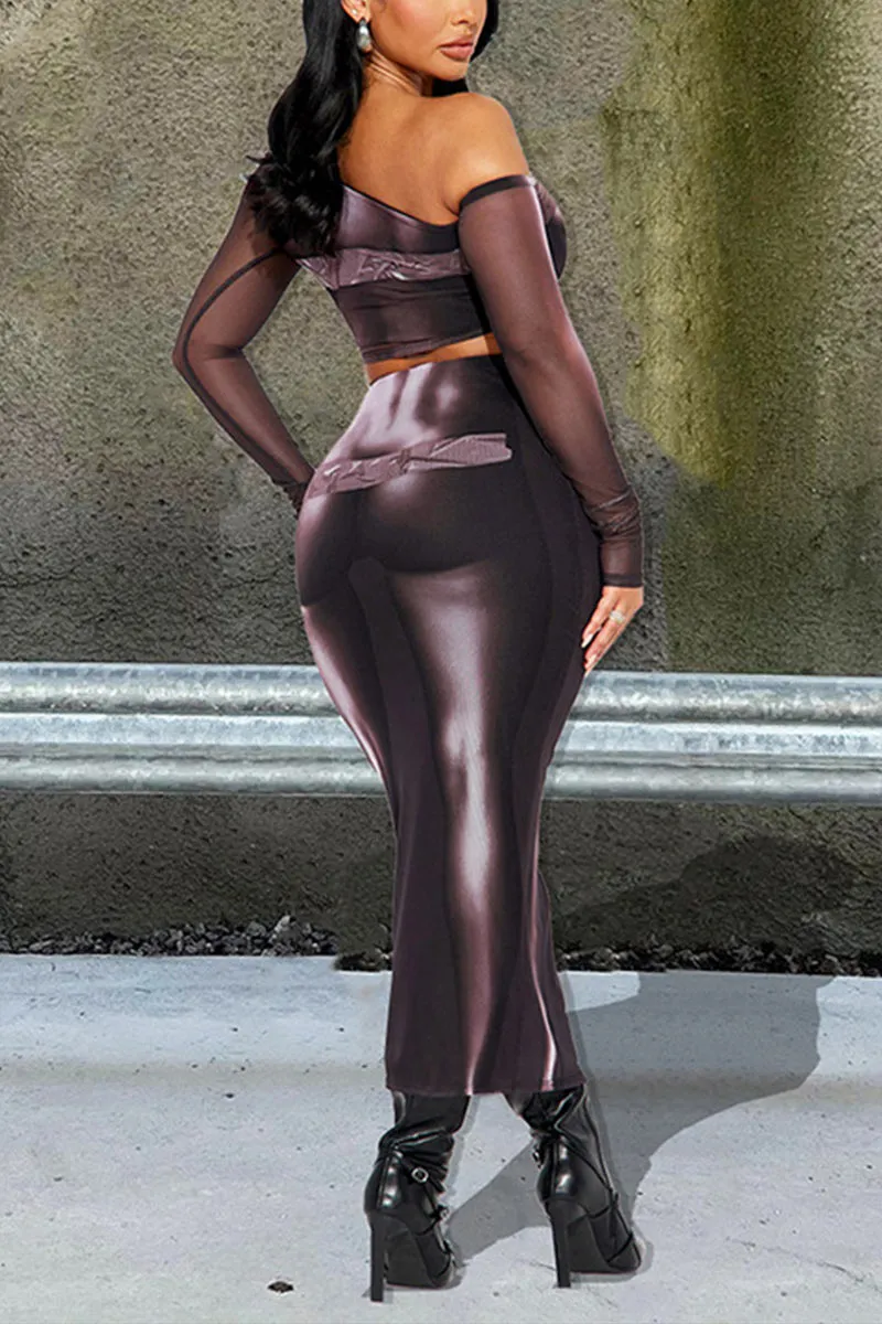 UH0510 Tie Dye Shirt and Skirt Set