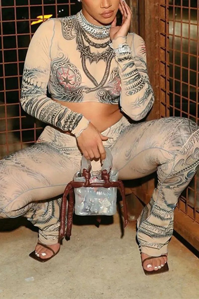 UL0358 Mesh Shirt and Tights Set