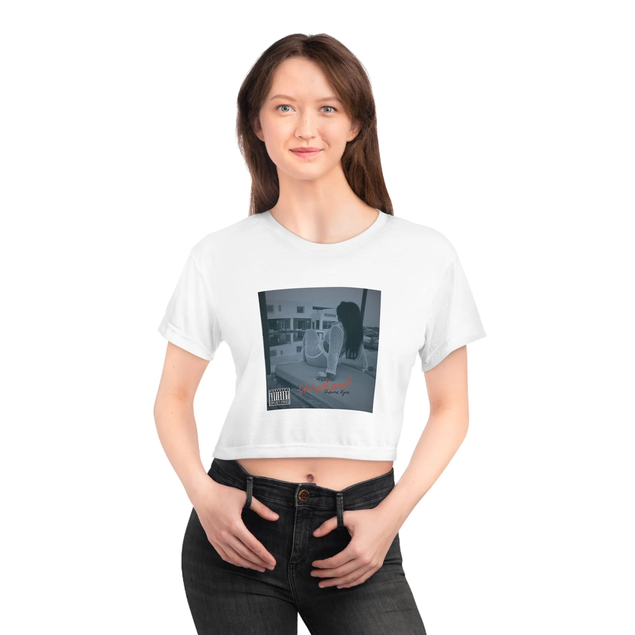 Unbothered Crop tee