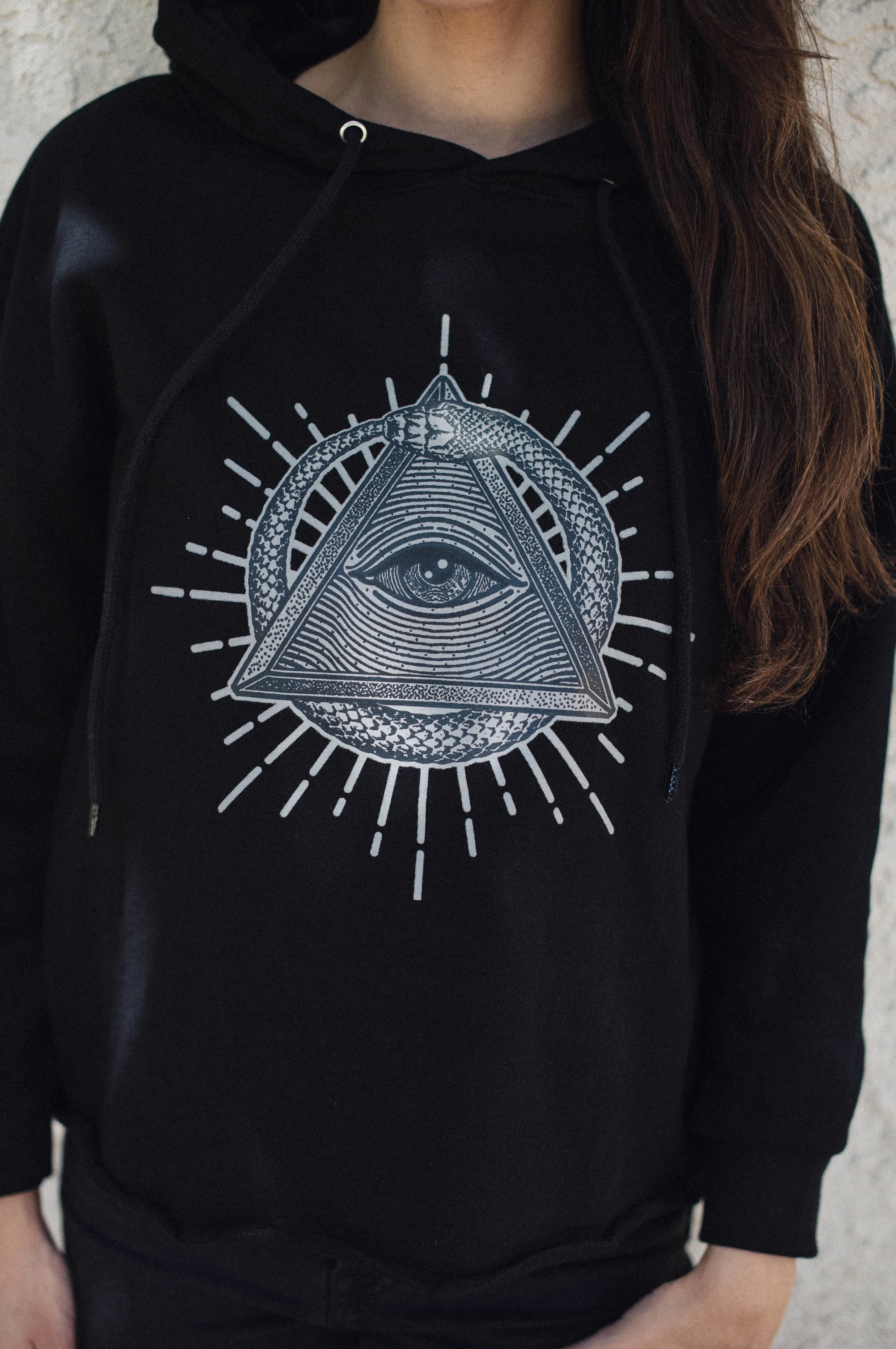 Veles Crop Hoodie Sweatshirt